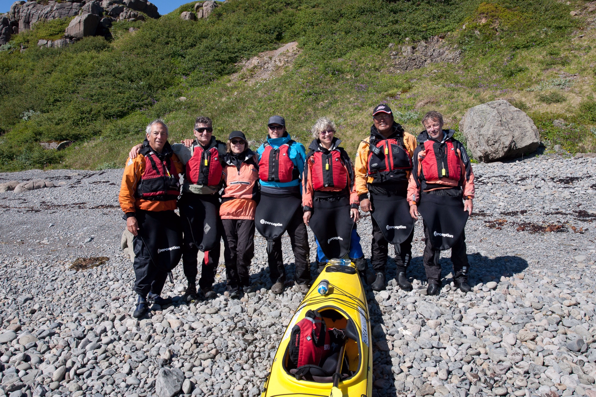 Pagayer en pleine nature en Kayak de mer à Hornstrandir