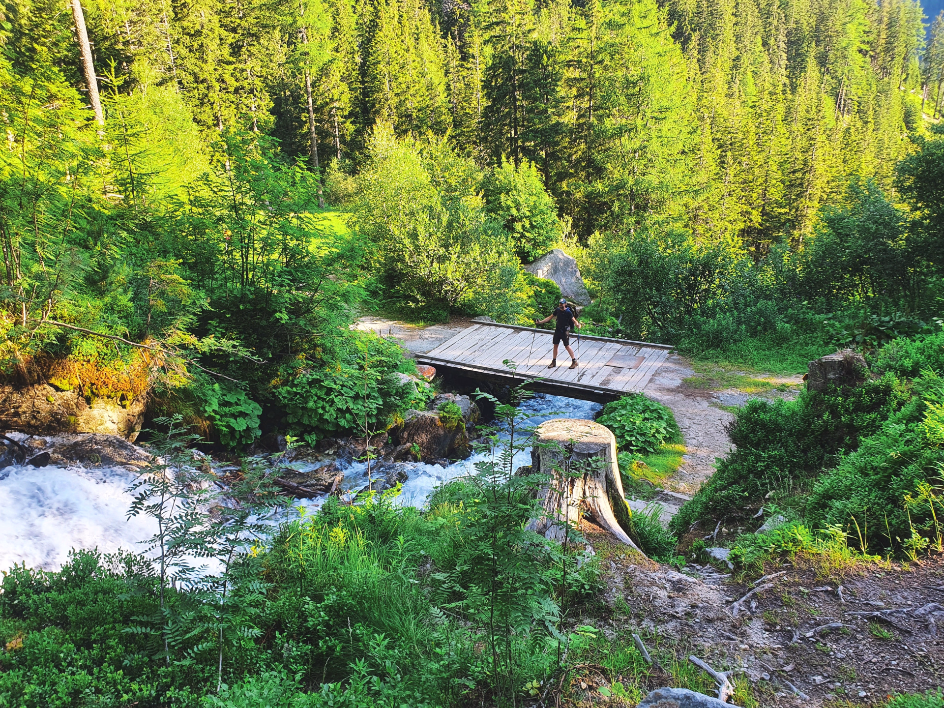 Mini Tour du Mont Blanc en liberté côté Suisse