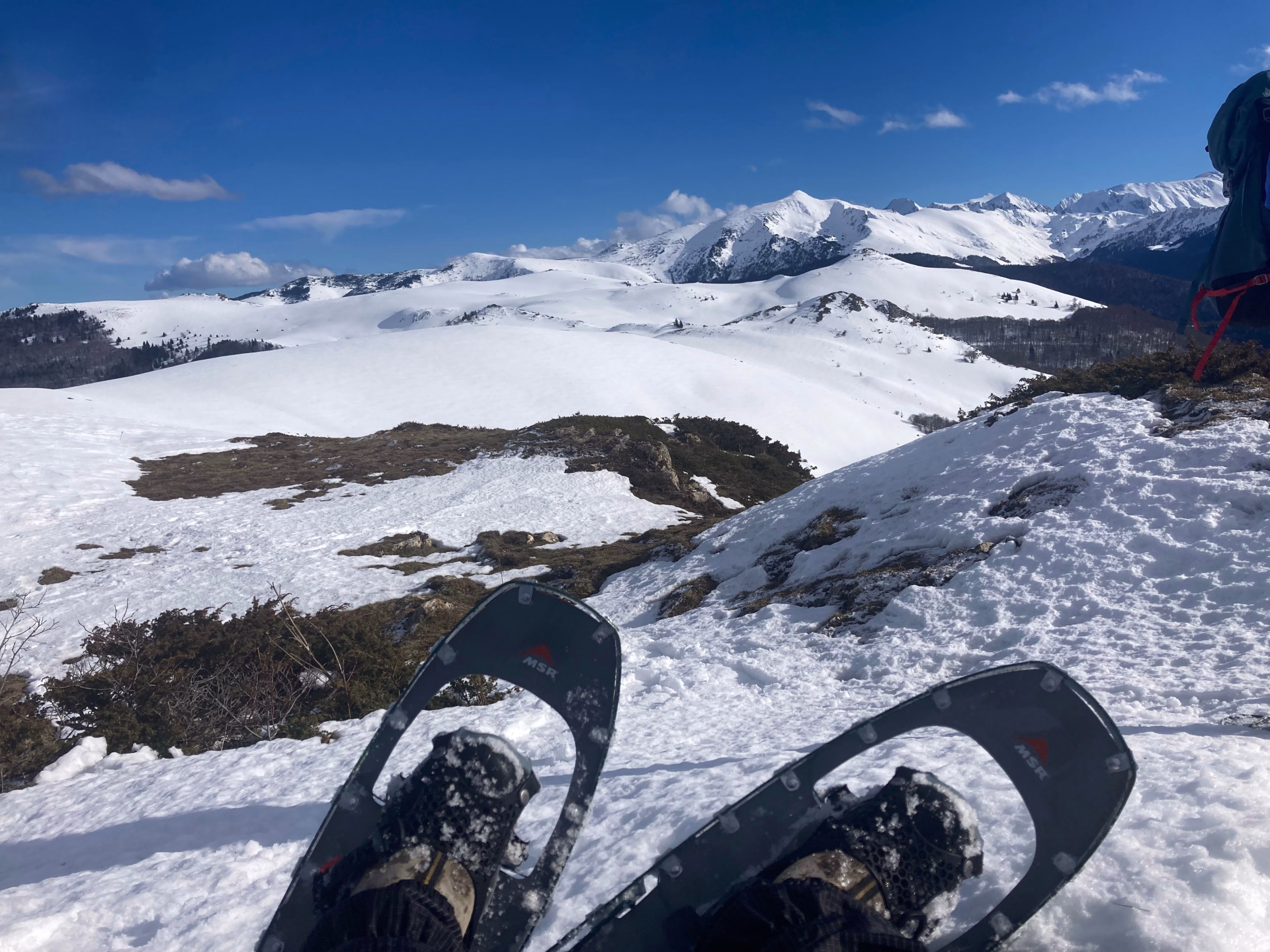 Randonnée en raquettes dans les Pyrénées Ariègeoises