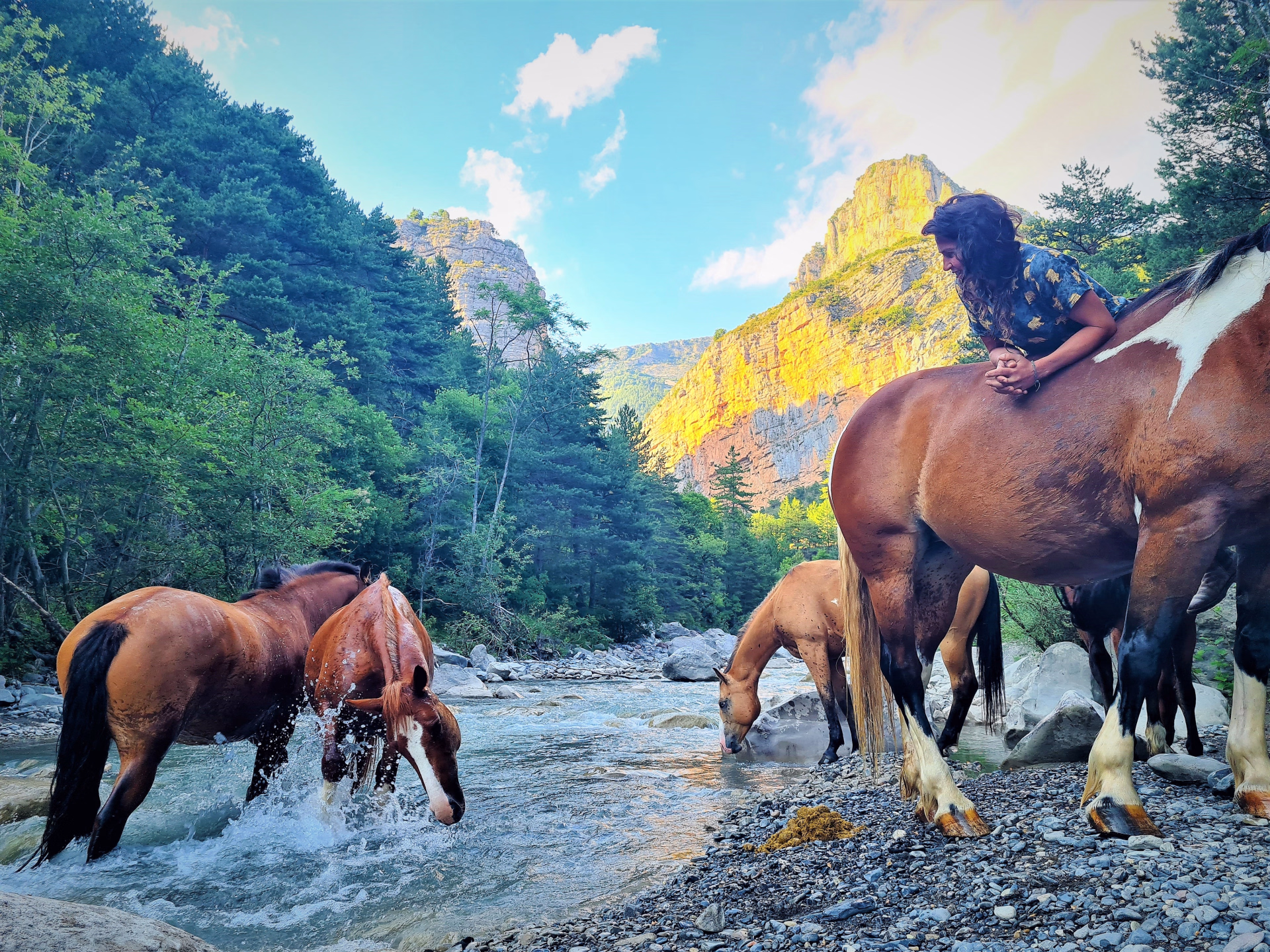 Évasion à cheval dans les montagnes de Barles