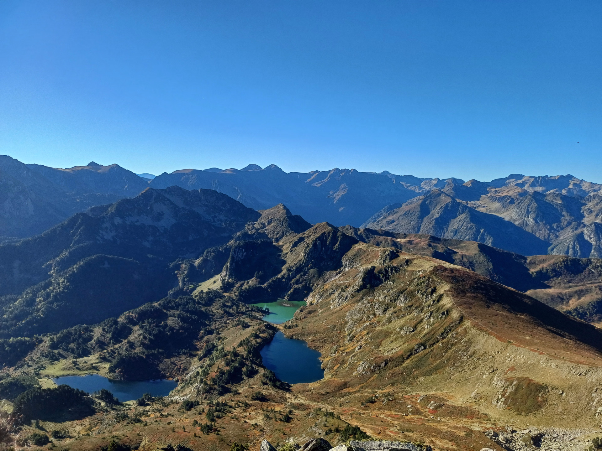 Panorama dans les montagnes des Pyrénées