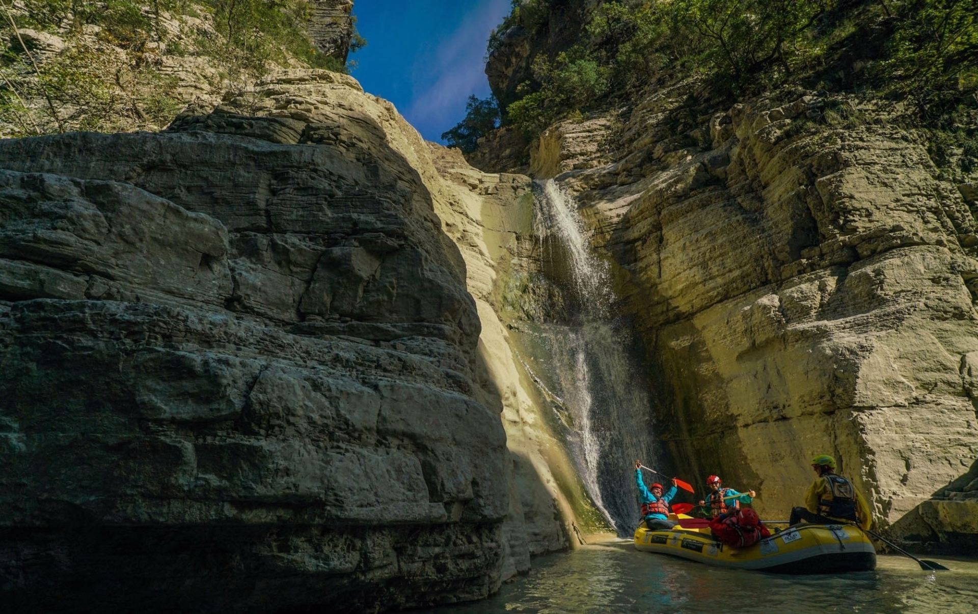 Rafting au cœur des canyons de l'Osum en Albanie