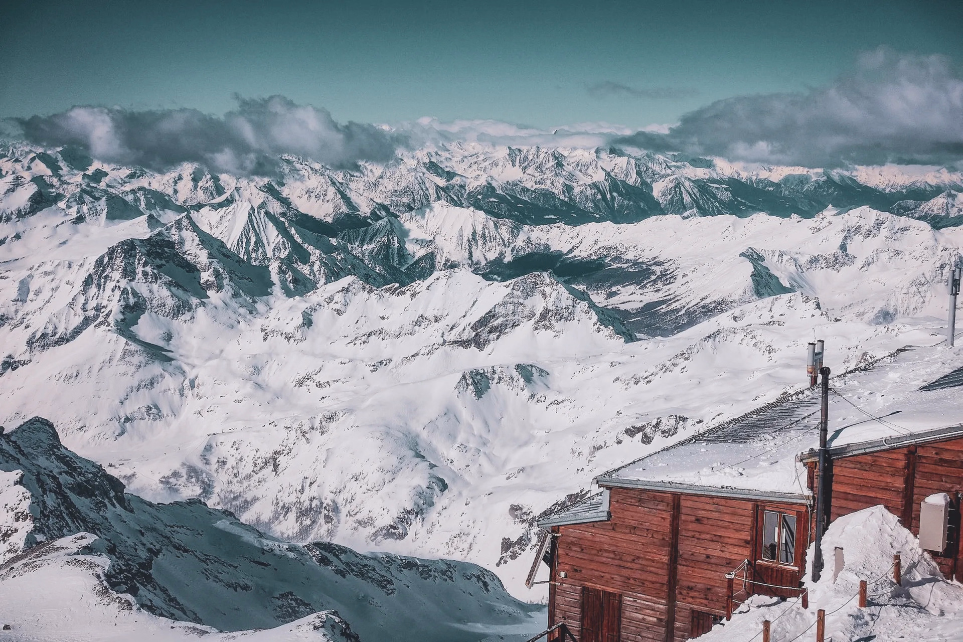 Traversée glaciaire et sommets à ski au coeur du Mont Rose