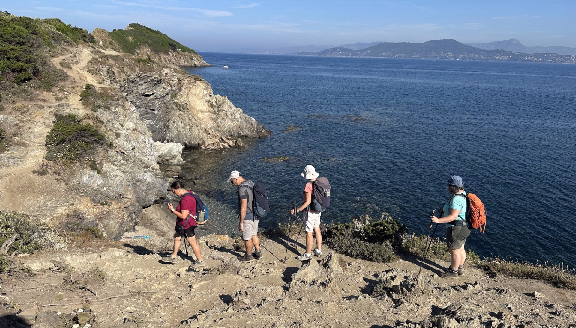 Randonnée sur les Iles d'Or : Porquerolles et Port Cros