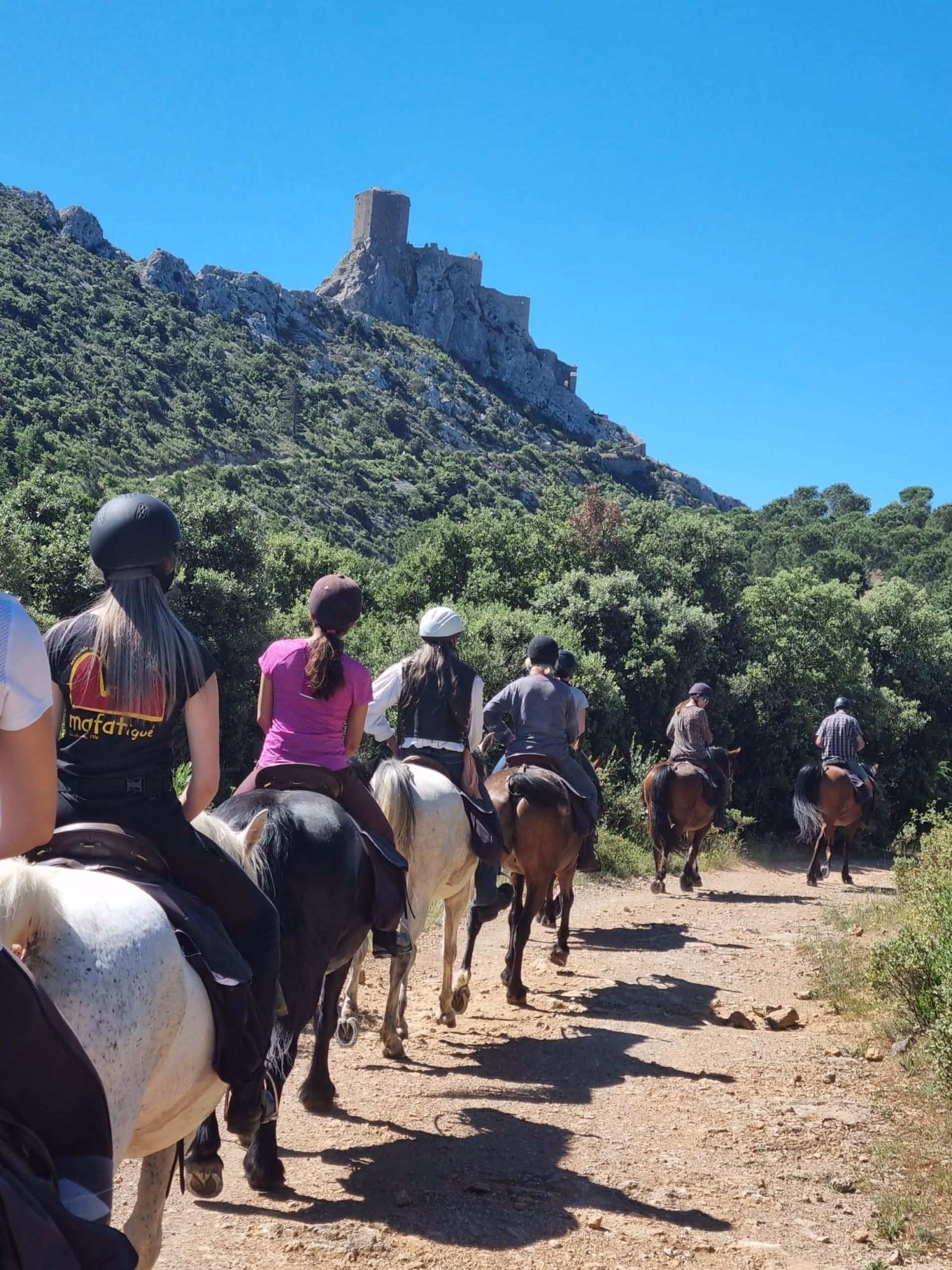 Rando équestre des citadelles en Pays Cathare