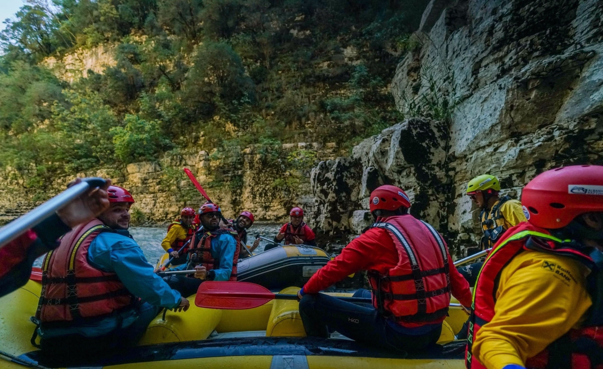 Rafting au cœur des canyons de l'Osum en Albanie