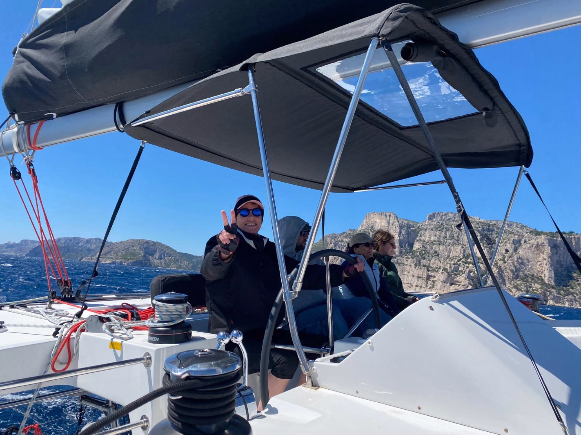 Cinq jours d'initiation voile au cœur des Calanques