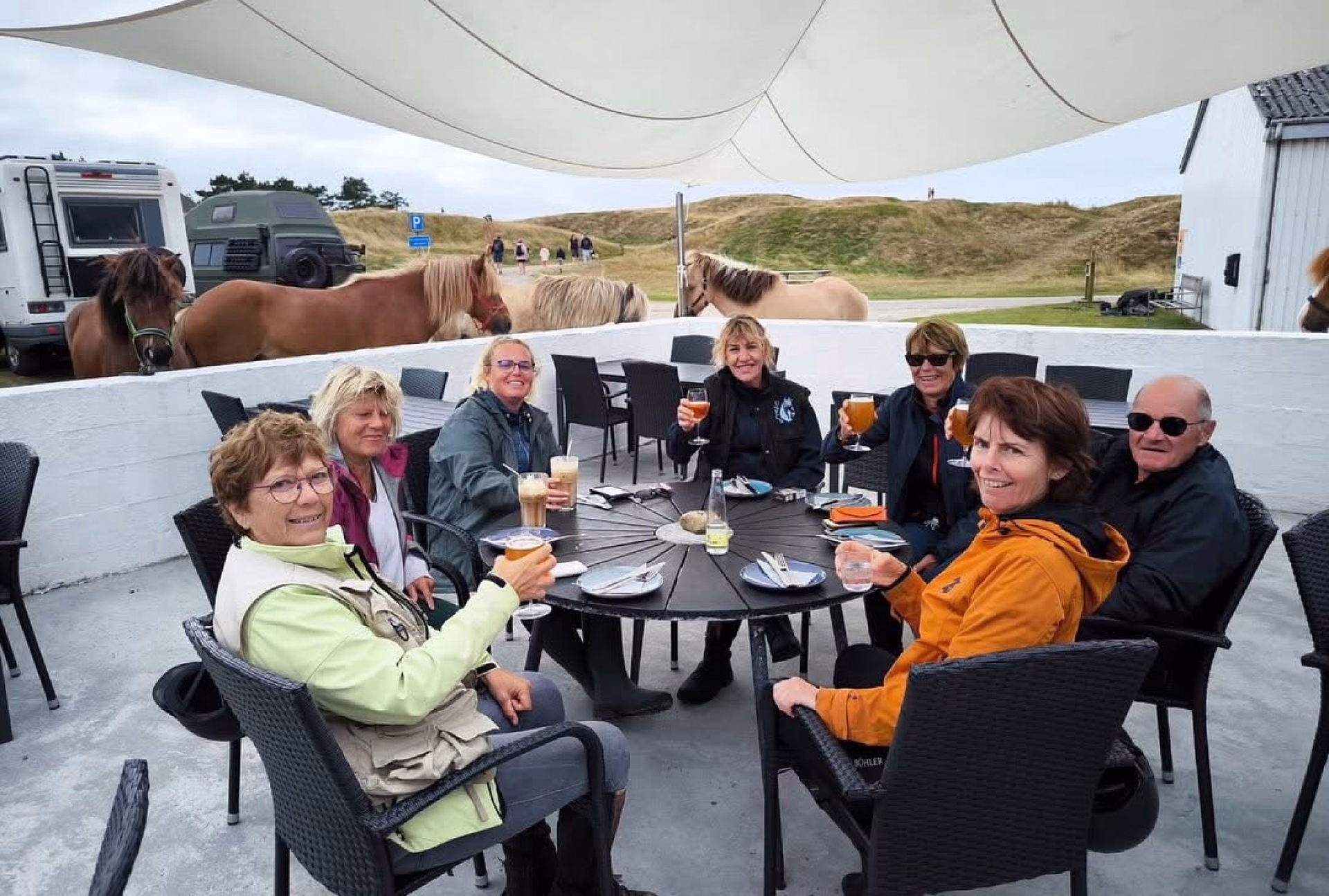 Randonnée équestre sur les plages du Danemark entre fjords et Wadden
