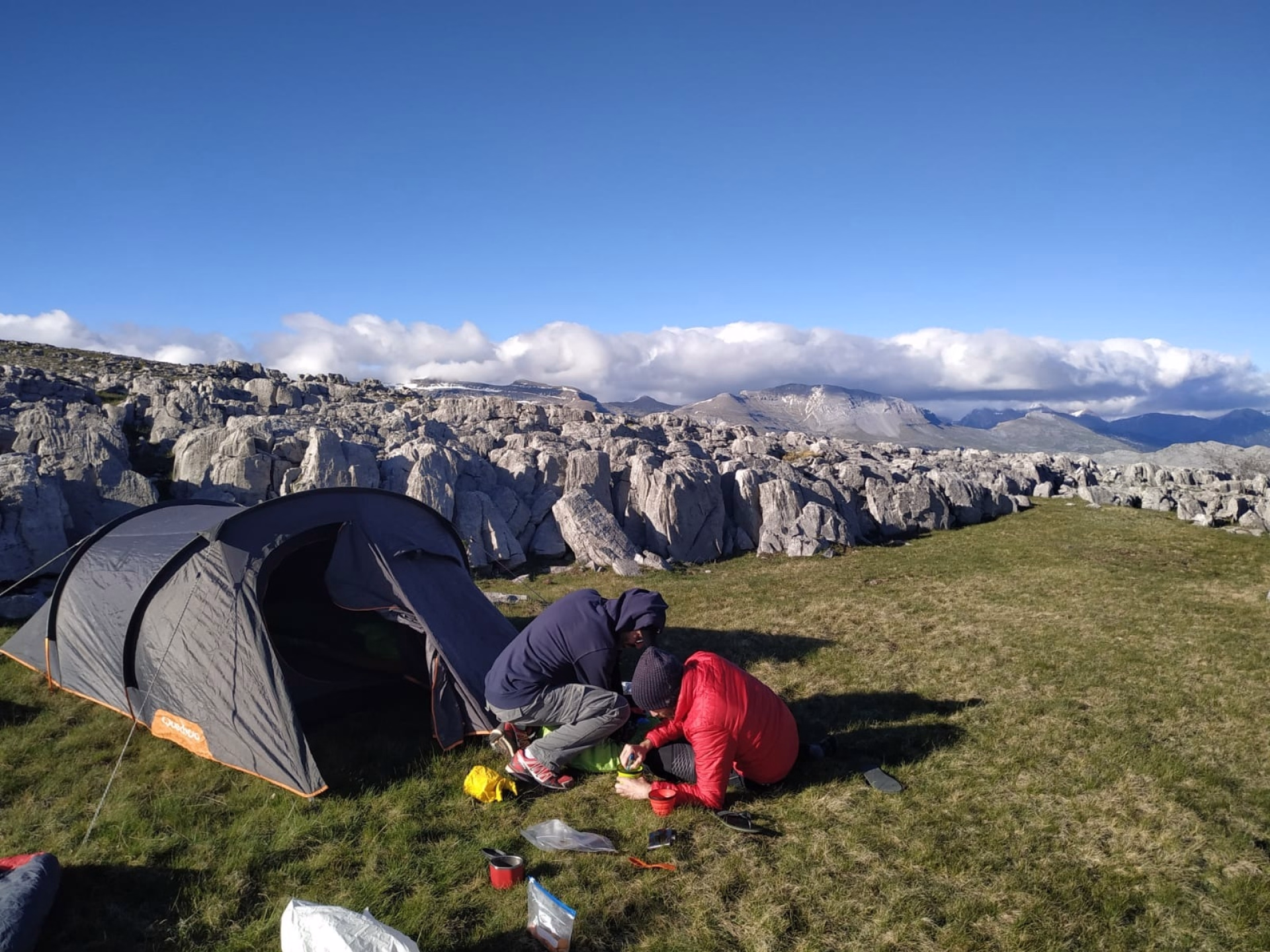 ⛺️ Bivouac/tente - Jours 1 à 3
