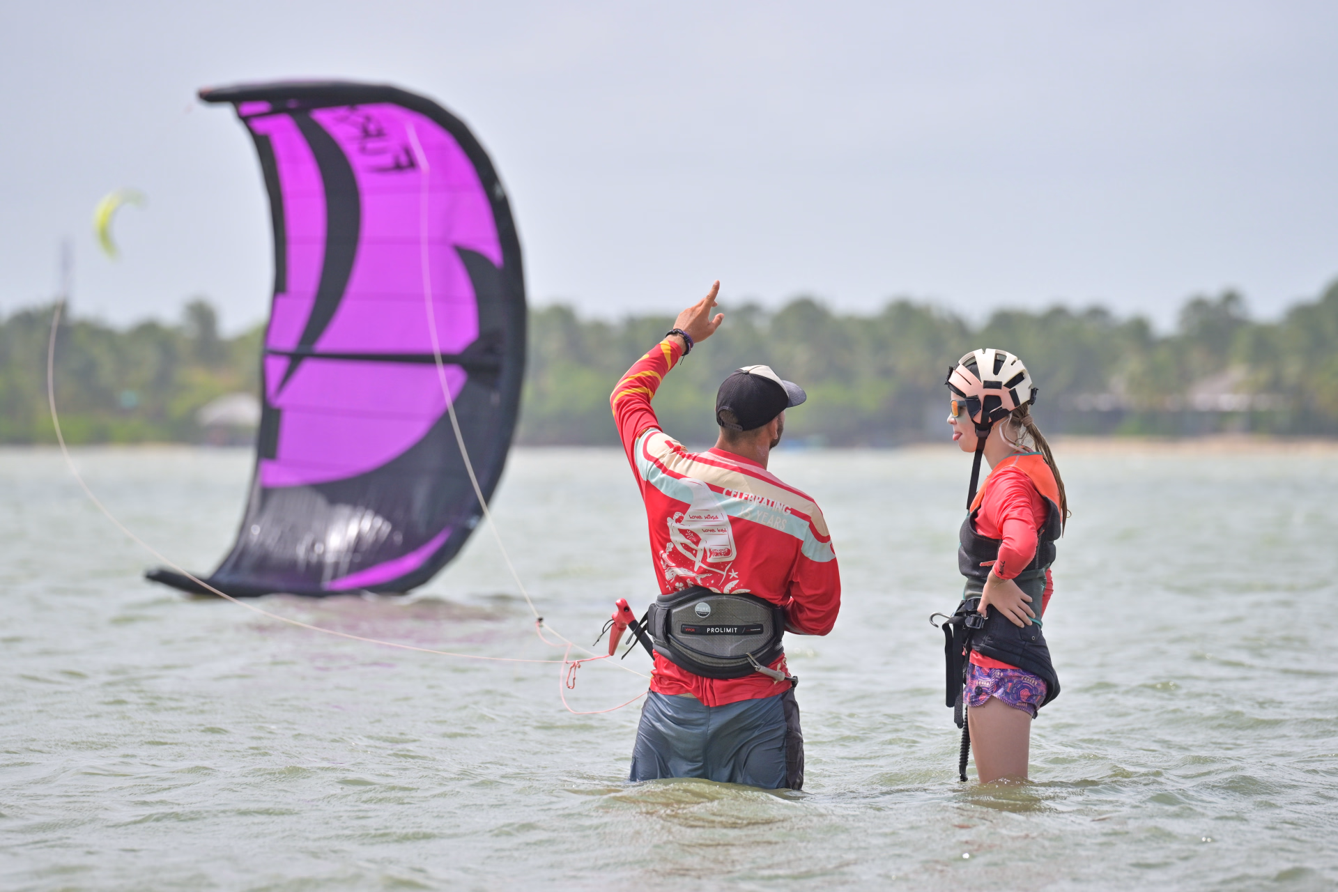 Initiation au kitesurf à Kalpitiya