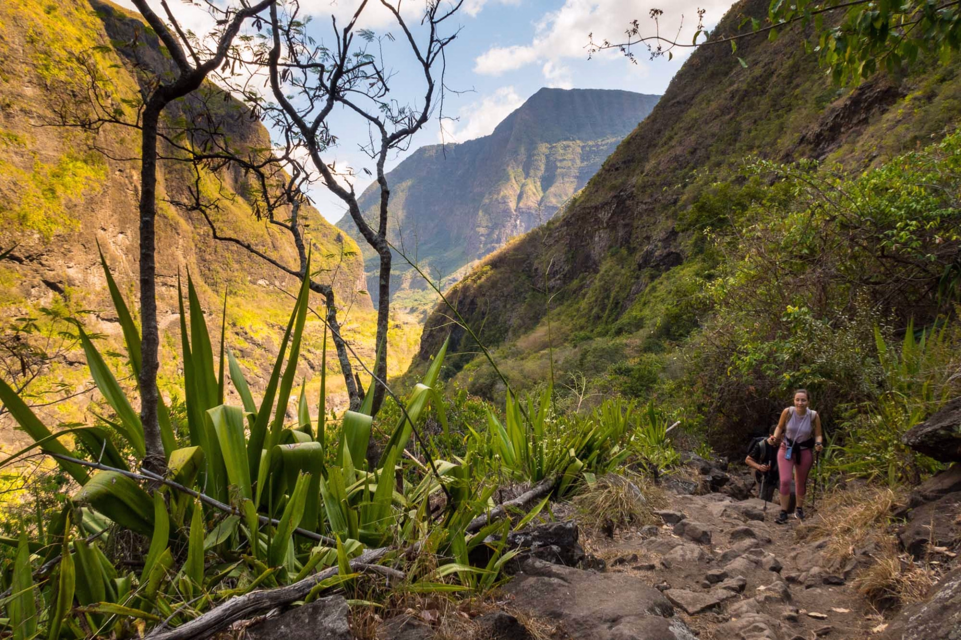 Excursion randonnée à La Réunion : le tour des Ilets du bas Mafate