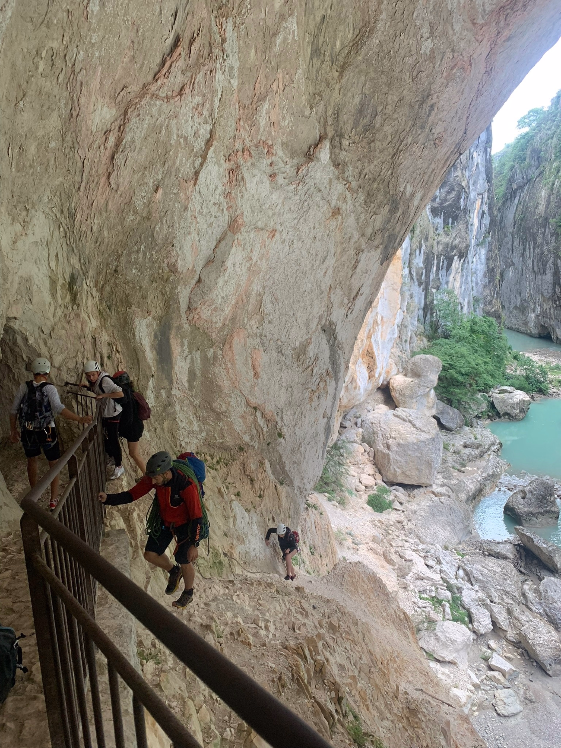 Gorges du Verdon : escalade et via cordata au coeur des gorges