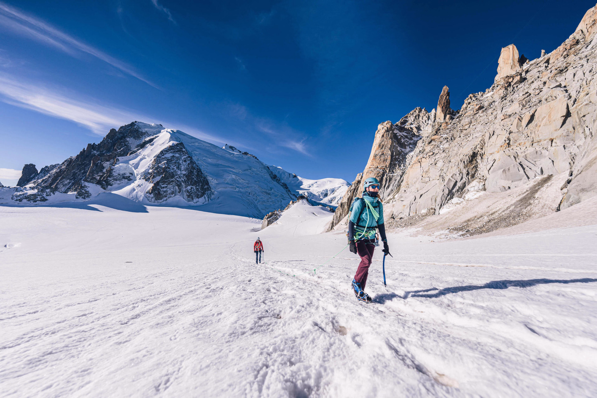 Alpinisme mont rose