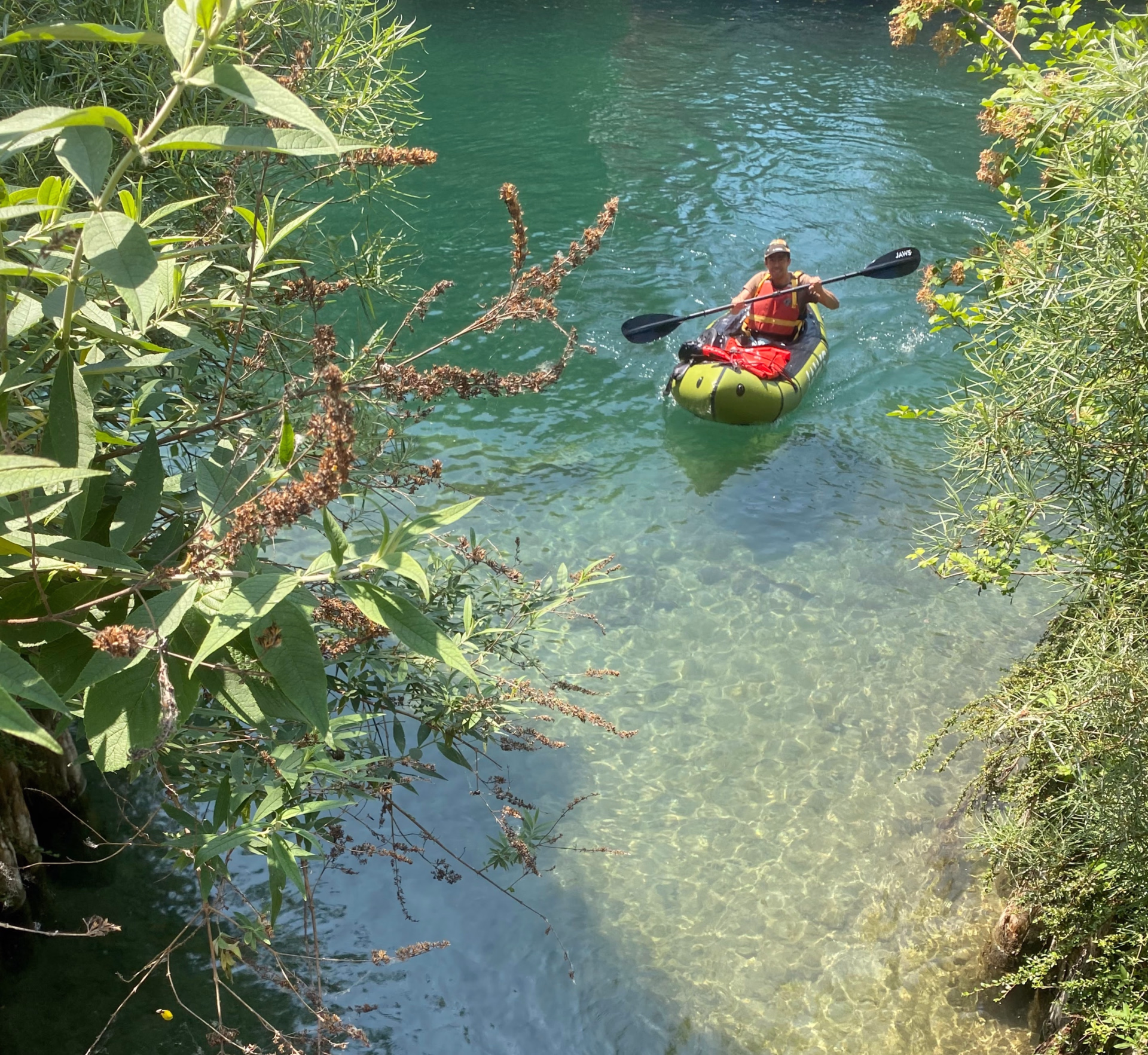 Aventure itinérante en Packraft du lac du Bourget au Rhône sauvage