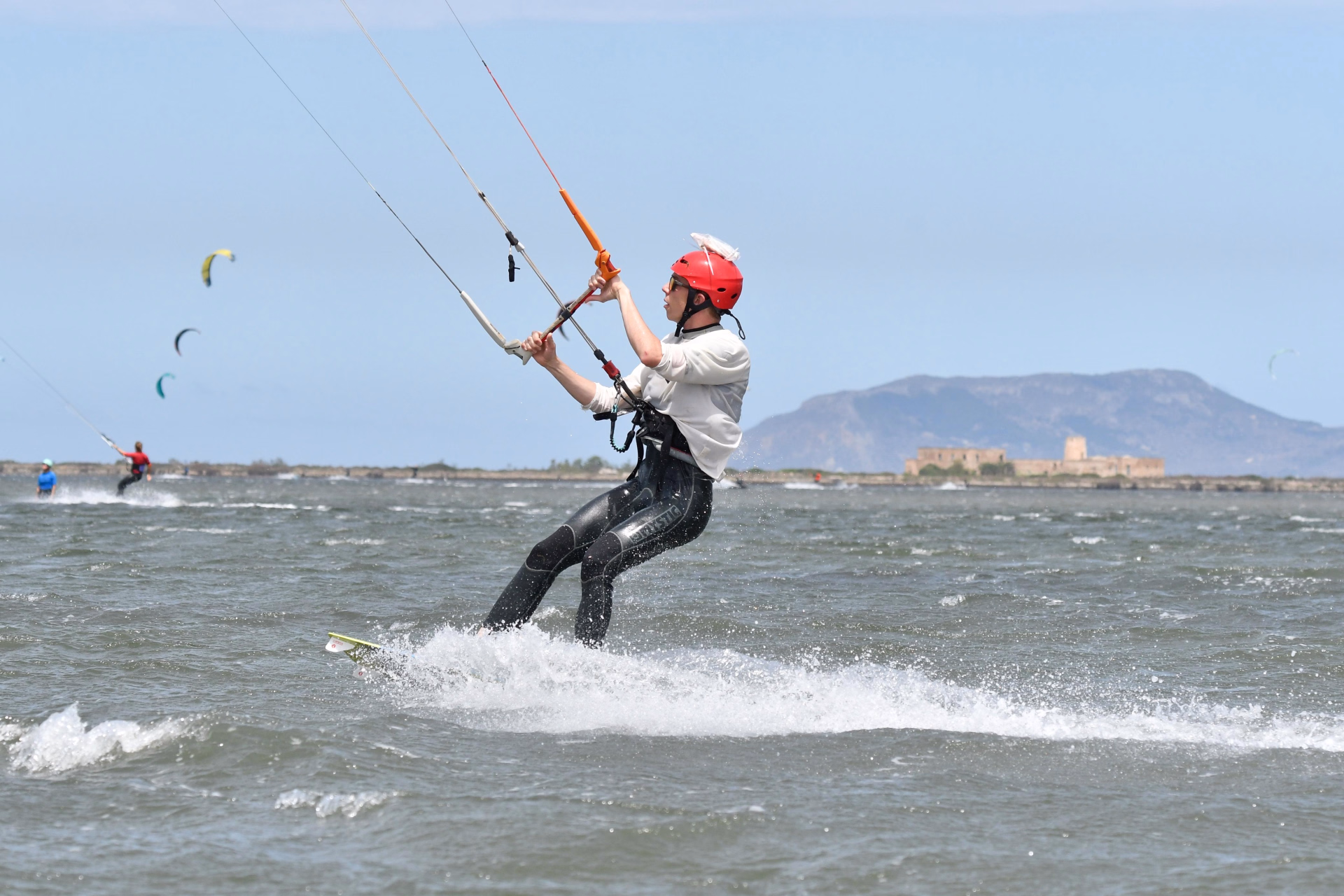 Apprentissage du kitesurf en Sicile