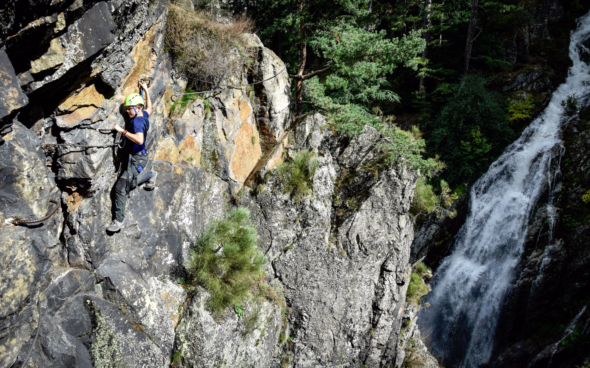 Week-end Via Ferrata en famille dans le Massif du Pilat