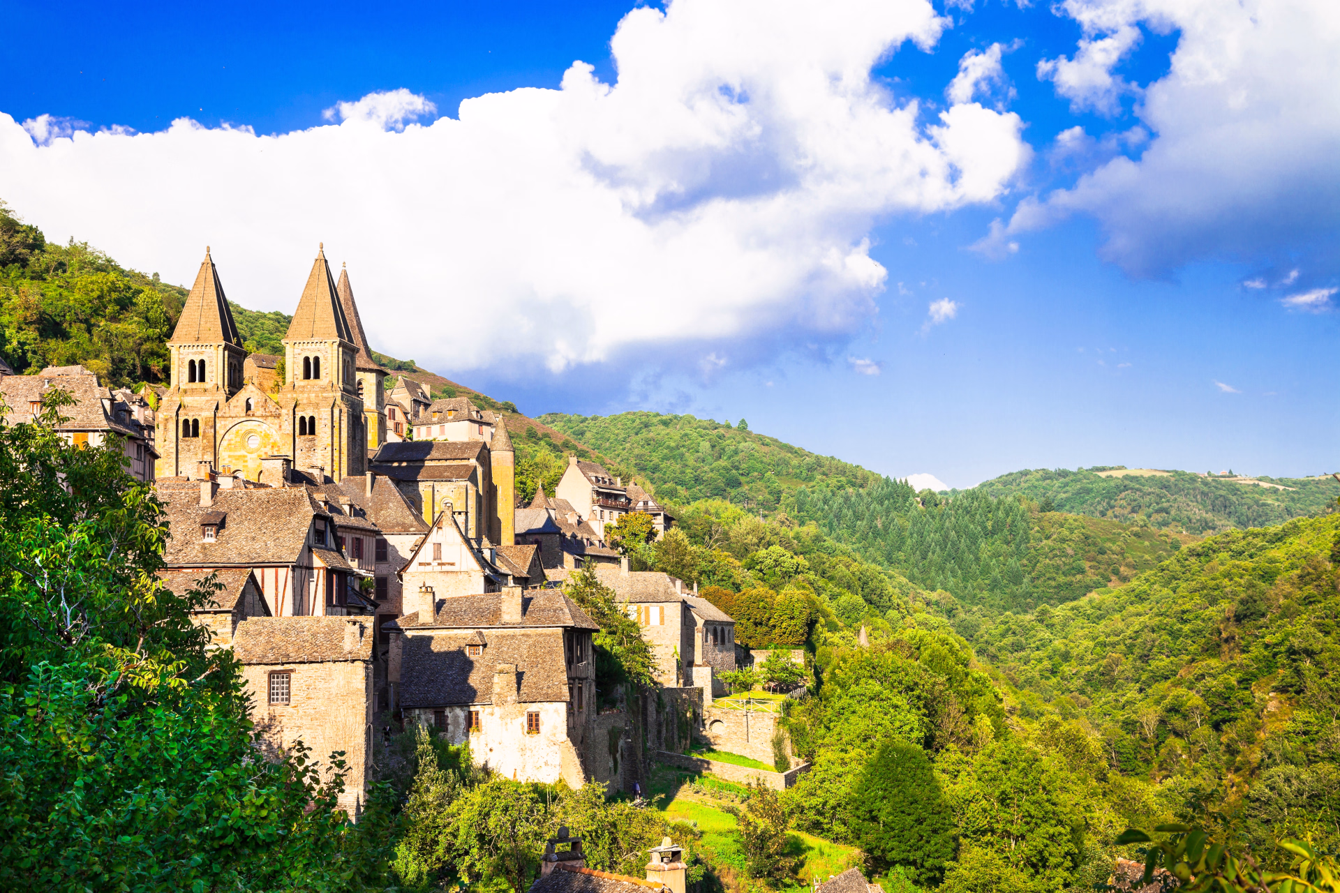 Entre Conques et Cahors sur les chemins de Compostelle