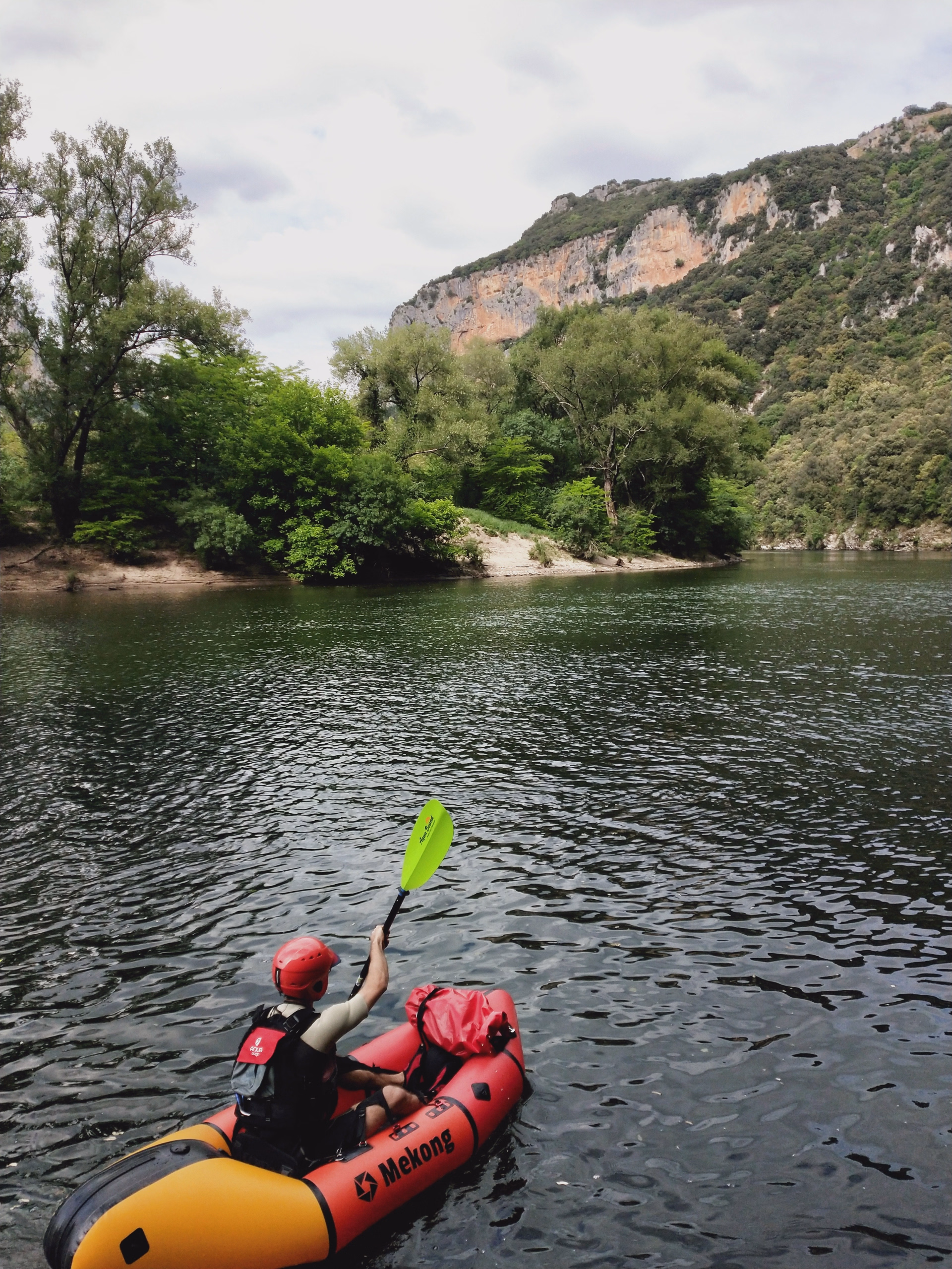 Traversée Bikekraft dans les Basses Gorges du Verdon