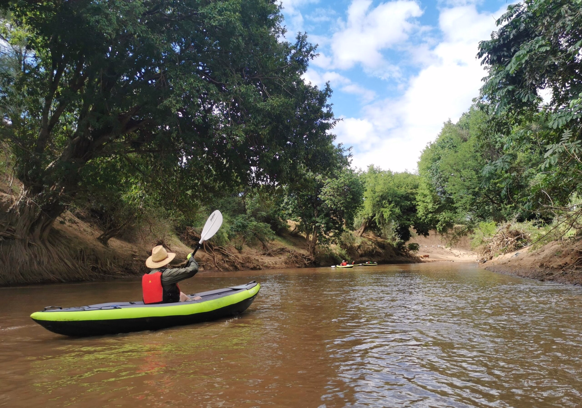 Excursion 4 jours de kayak sur la rivière Ewaso Nyiro