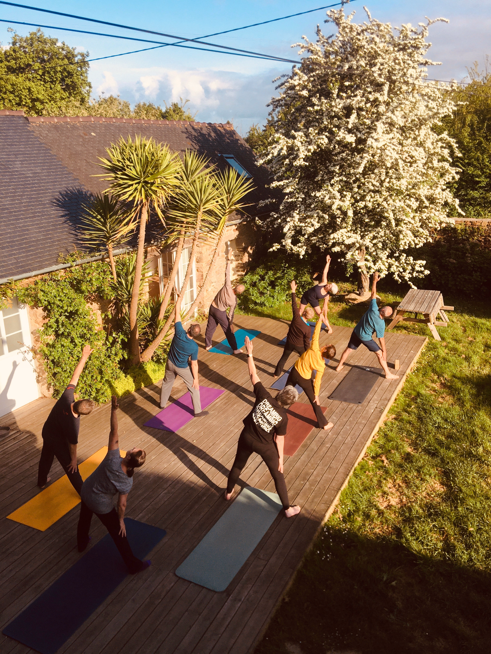 Stage privé de yoga et déconnexion en Côtes d'Armor