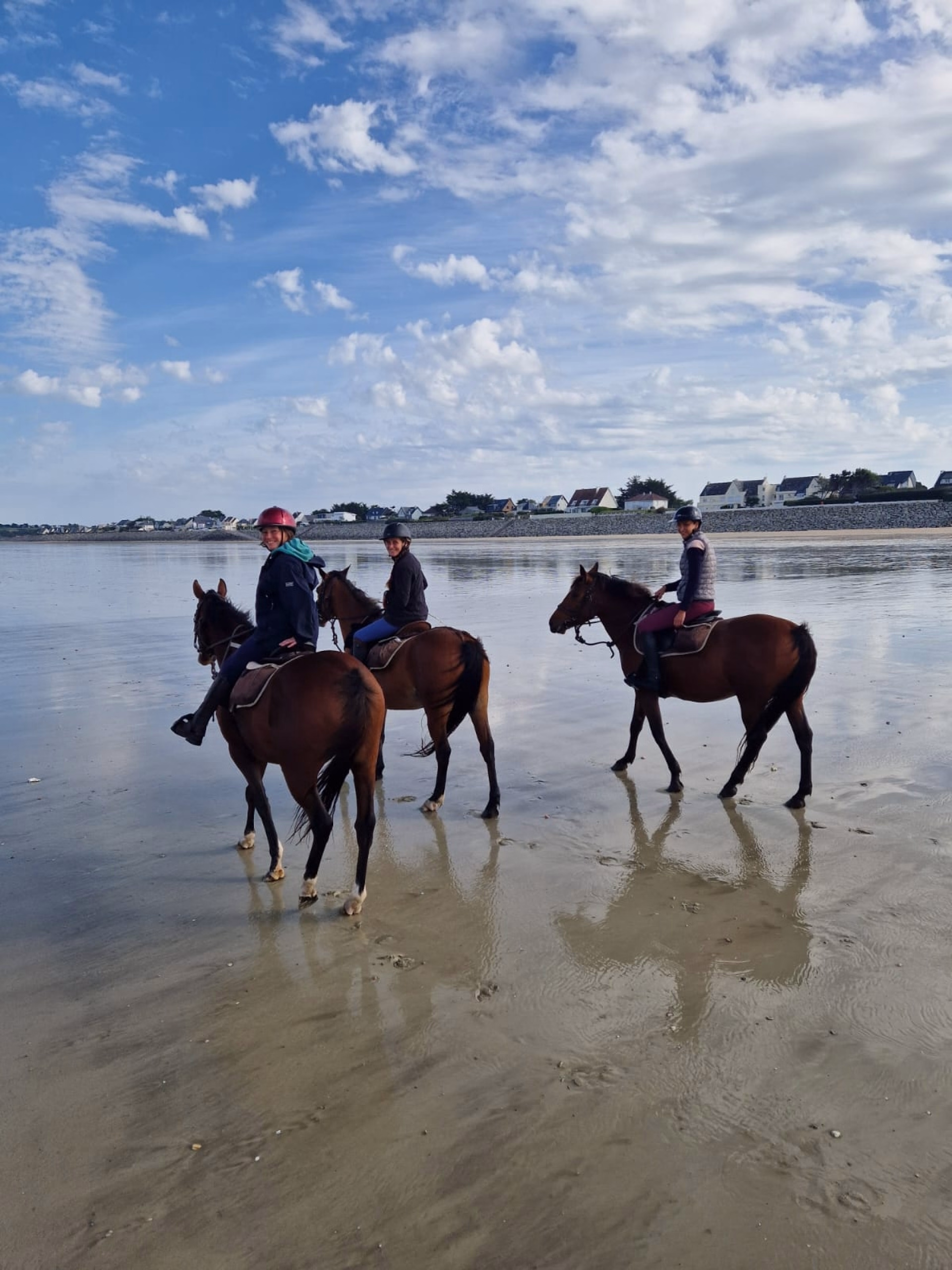 Randonnée à cheval en Baie du Mont-St-Michel entre Granville et Genêt