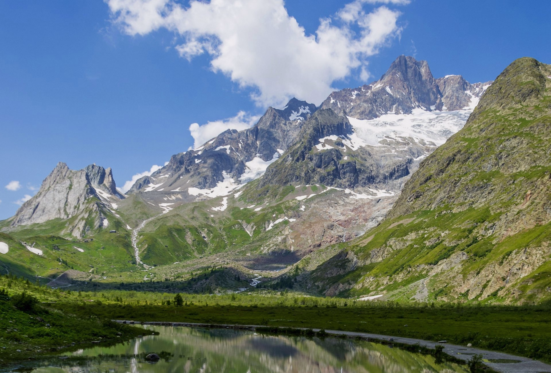 Tour du Mont-Blanc en trail en semi-autonomie