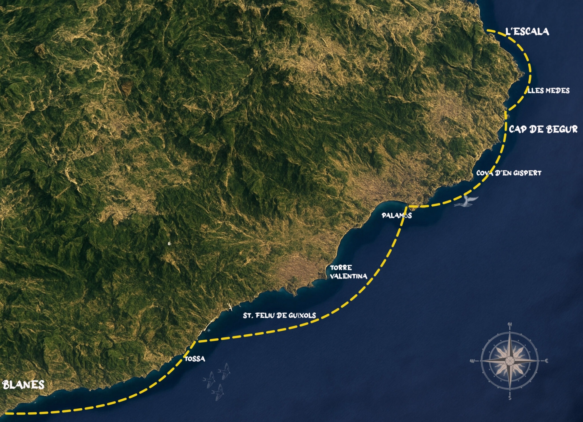 4 jours de kayak itinérant sur la Costa Brava sauvage
