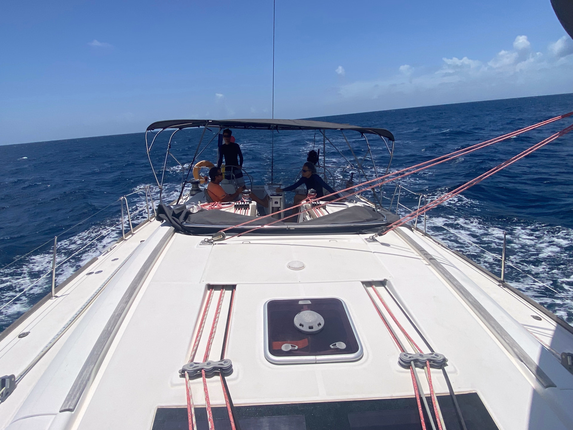 Stage de voile habitable tour de Guadeloupe, 4 stagiaires max