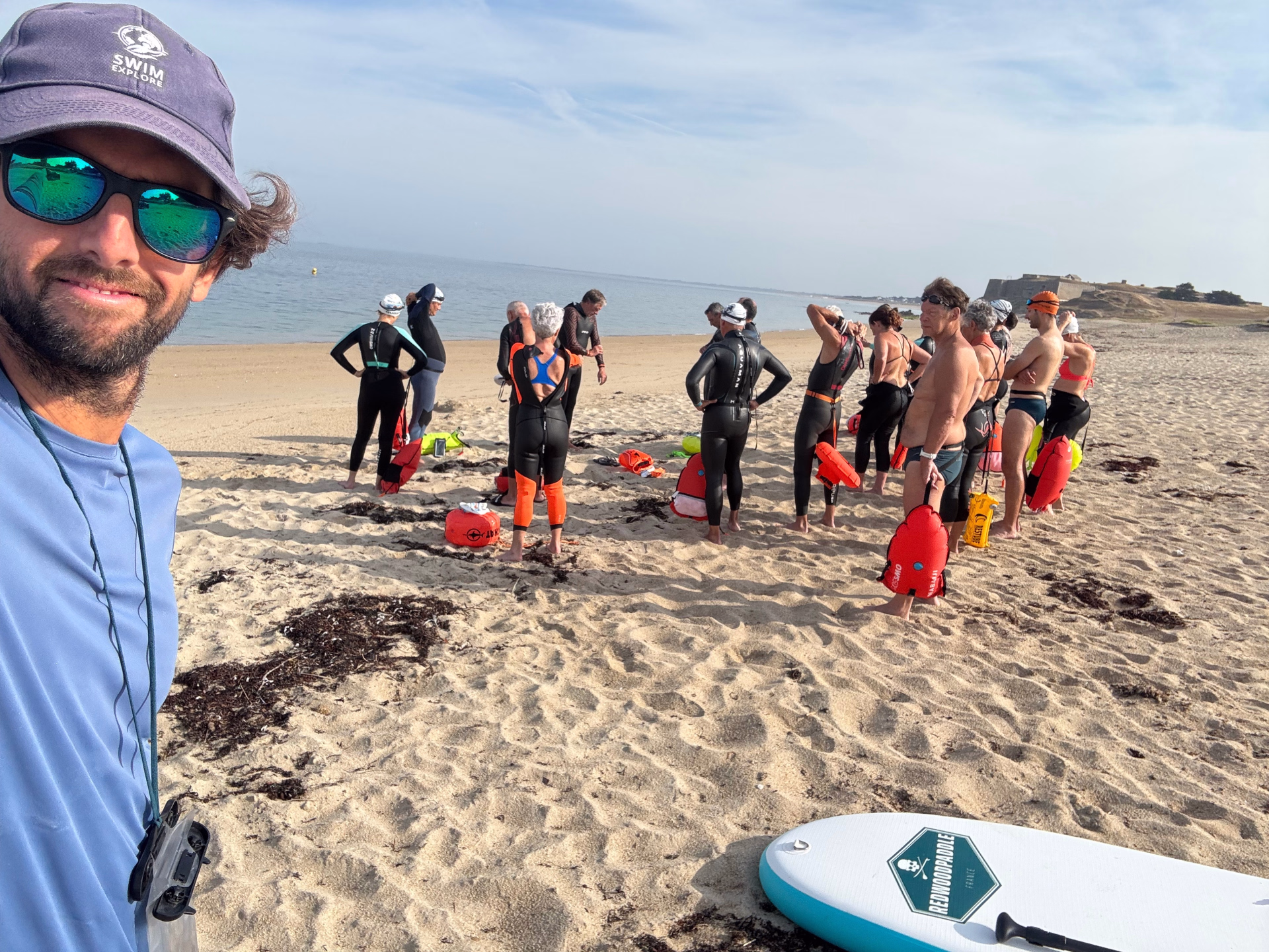 Natation en eau libre et progression technique à Quiberon