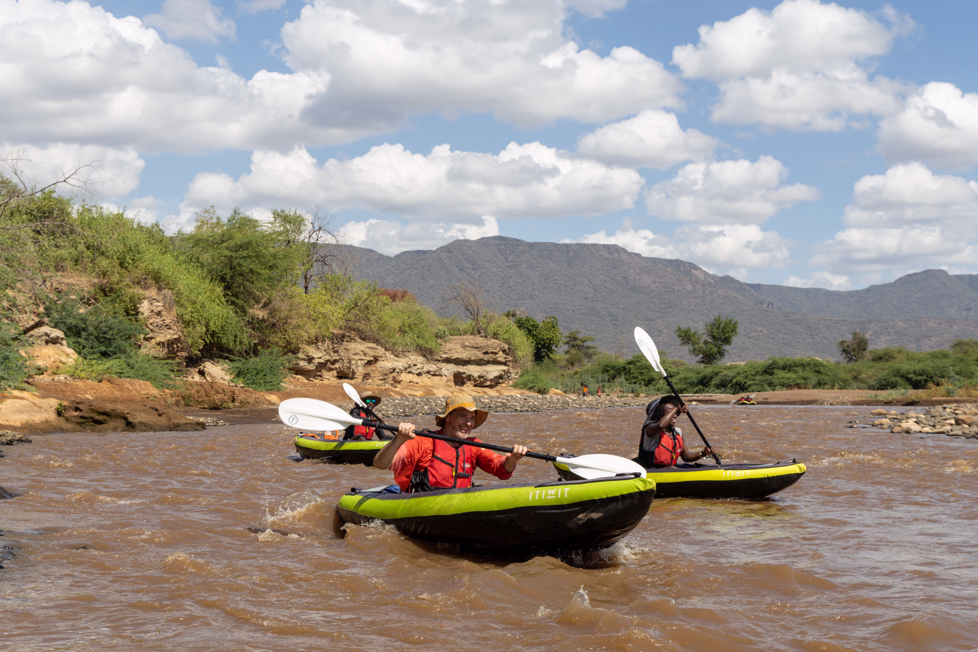 Excursion 4 jours de kayak sur la rivière Ewaso Nyiro