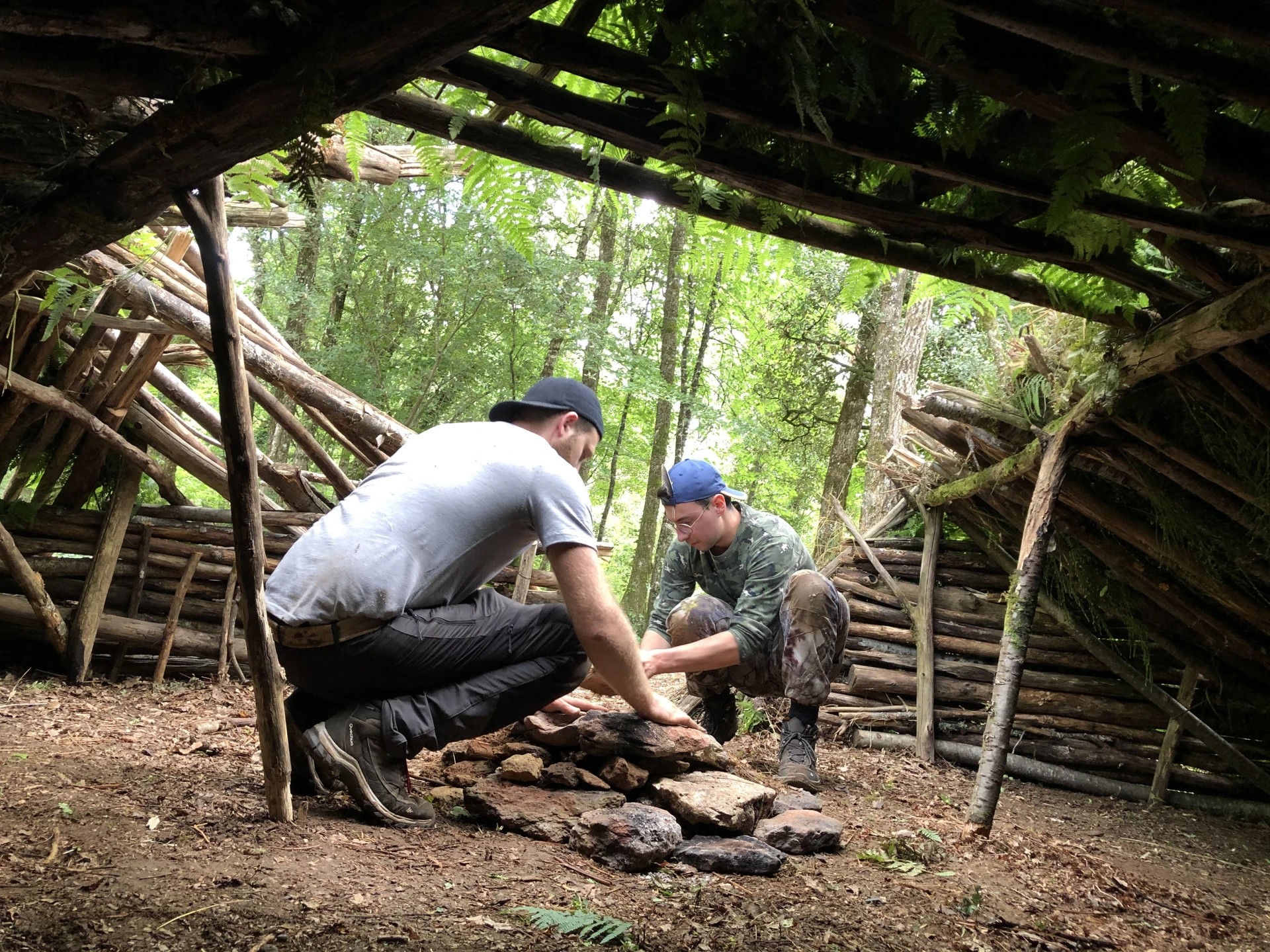 week-end bushcraft à deux