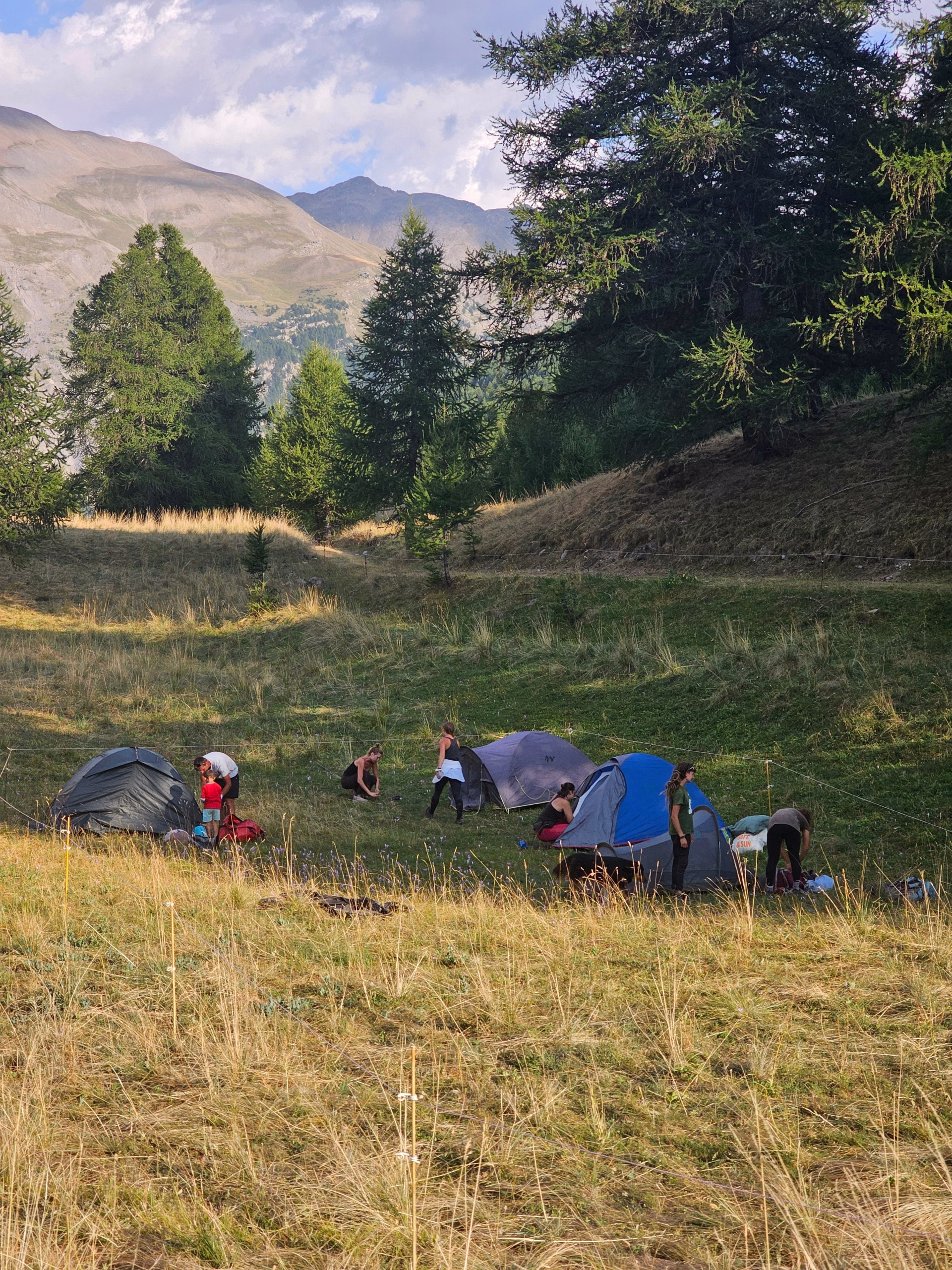 ⛺️ Bivouac/tente - Jours 1 à 4
