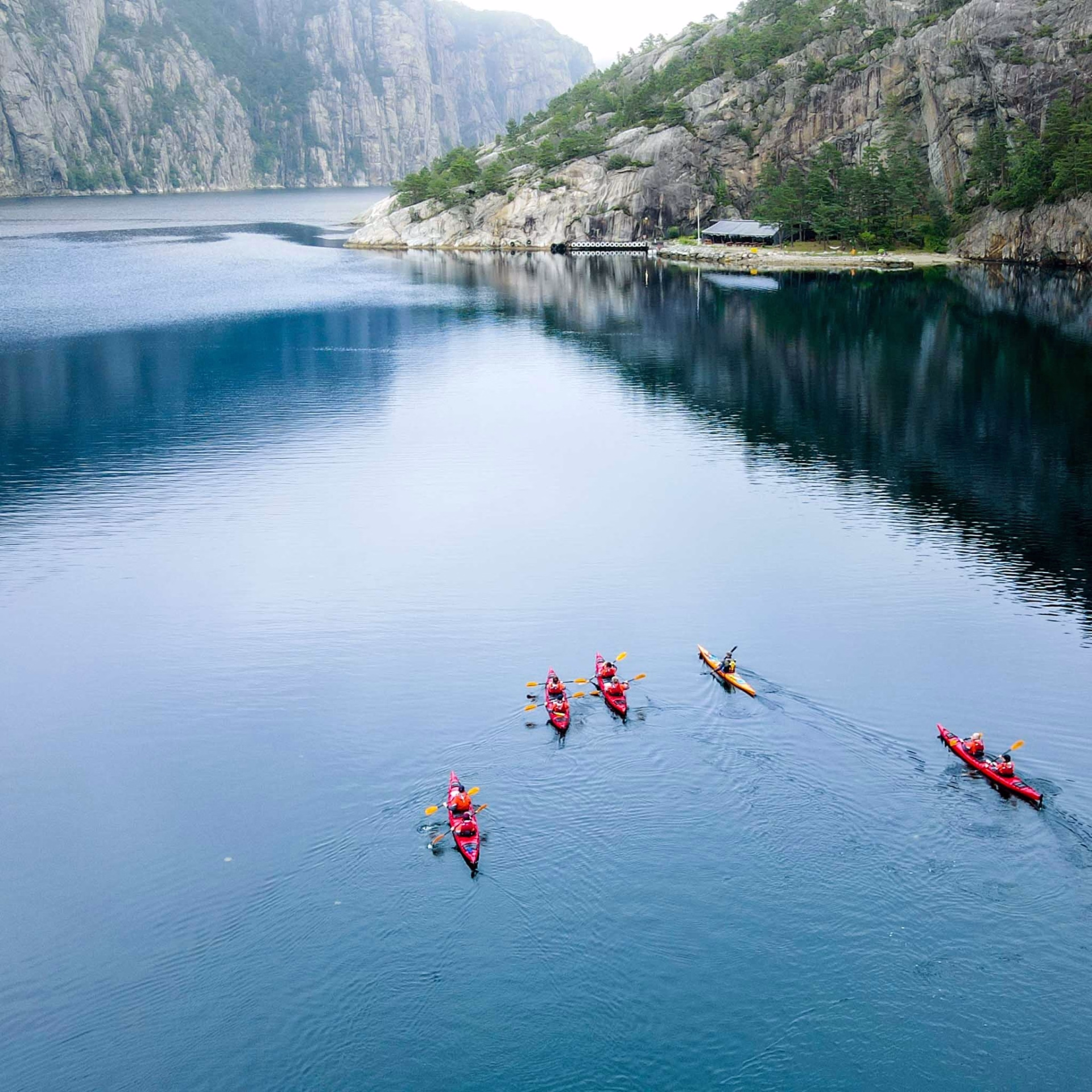 Randonnée, kayak et camping dans les fjords norvégiens