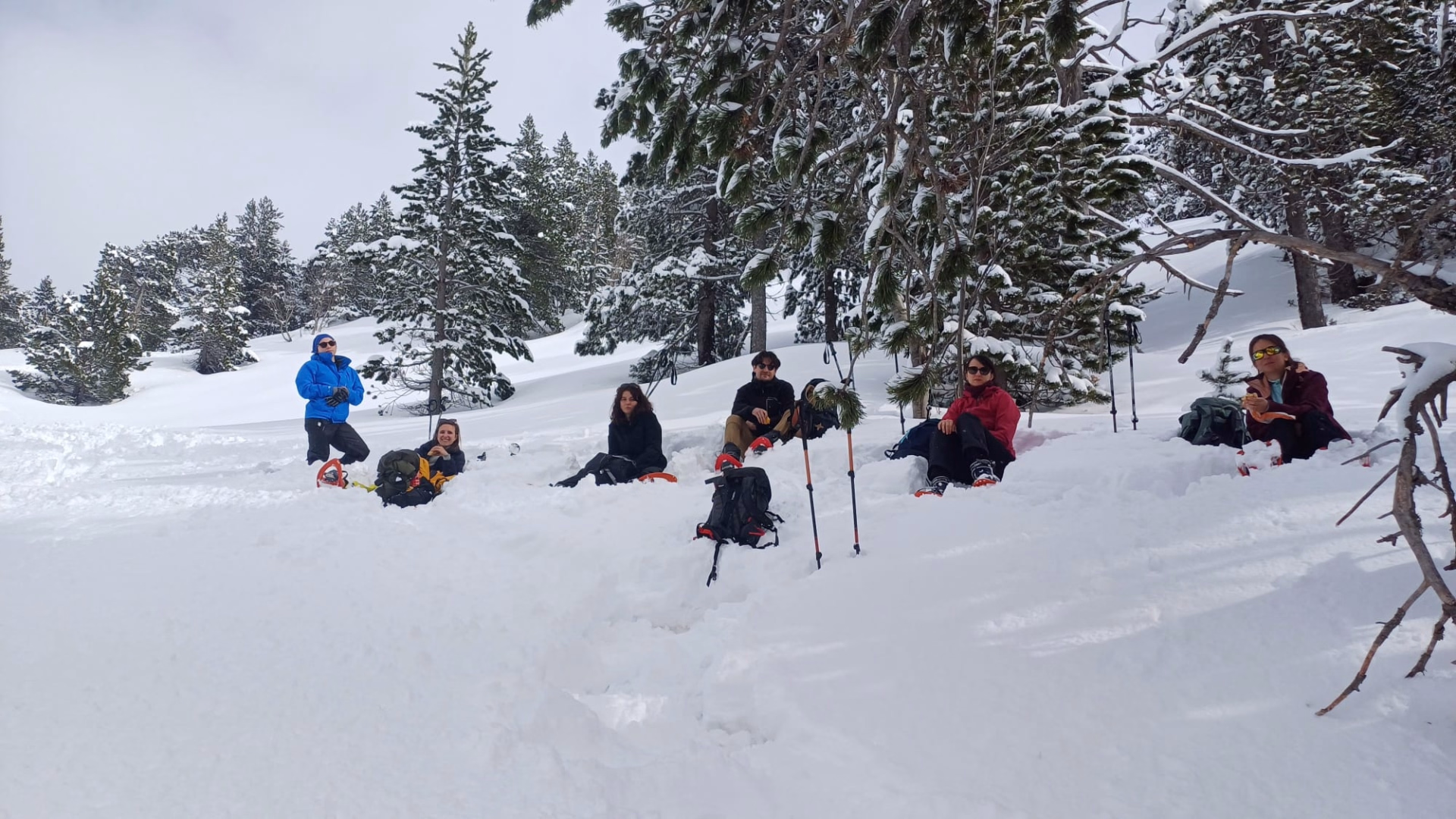 Tour du Néouvielle en raquettes