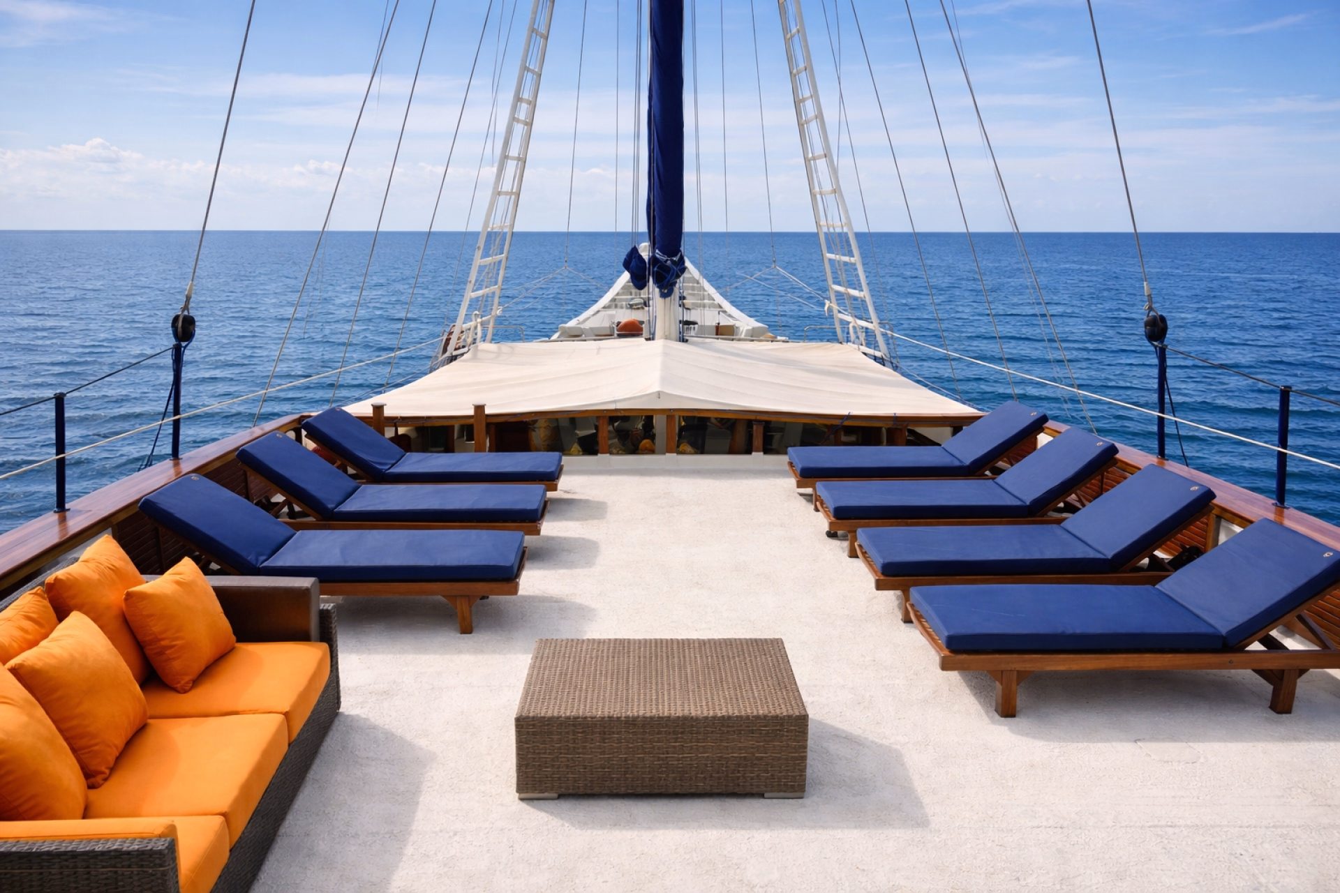 🚢 Bateau de croisière à moteur - Jours 1 à 9