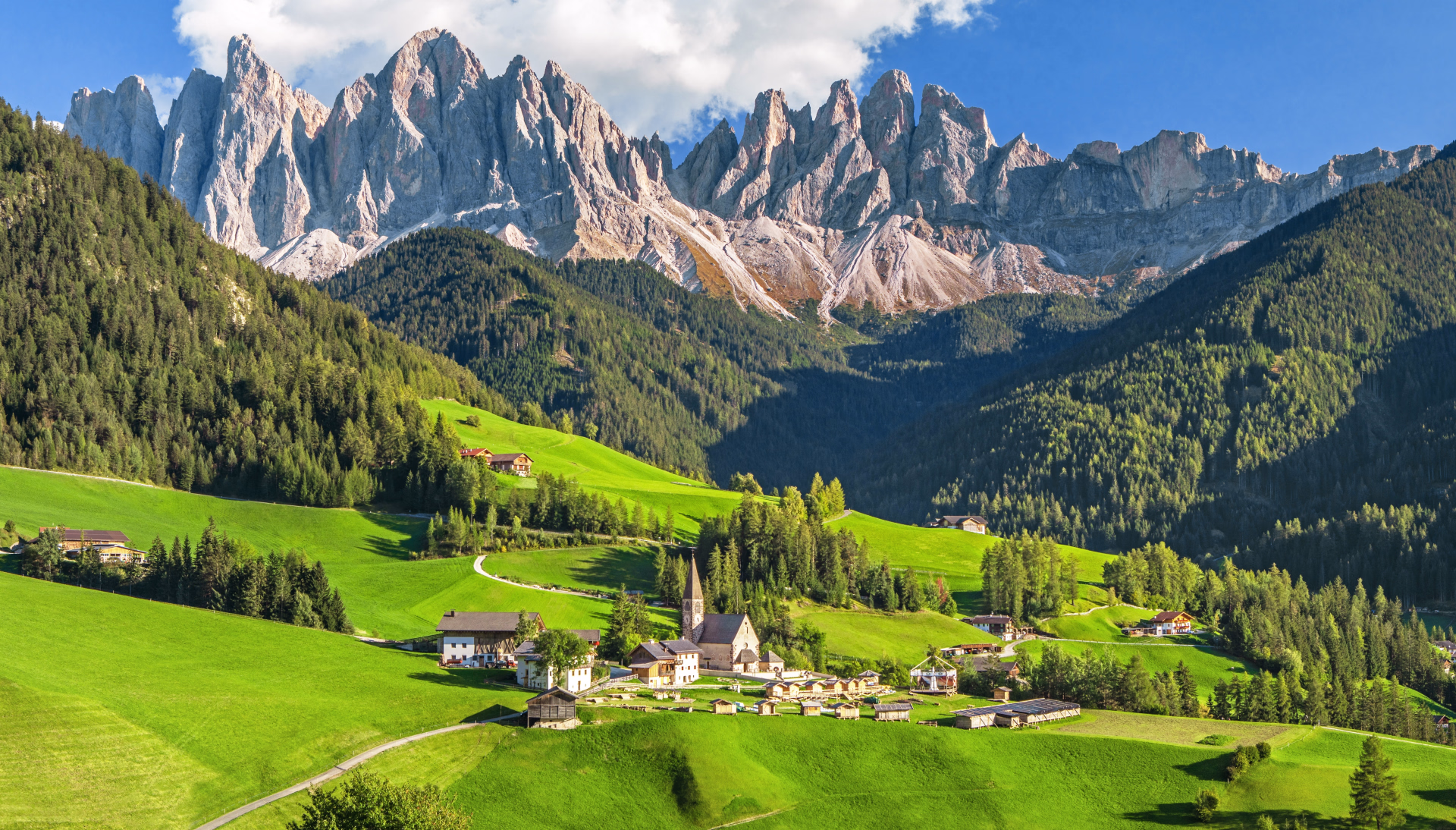 Val di Funès, rando confort au cœur des Dolomites