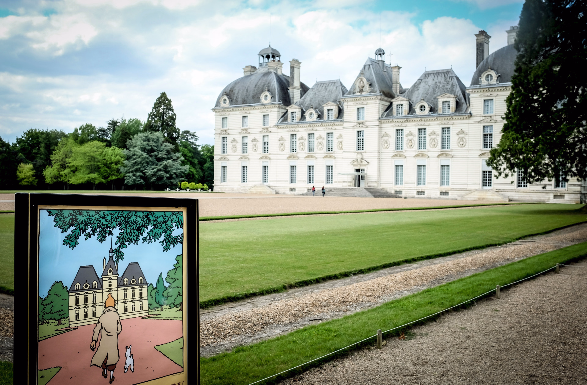 Le Val de Loire avec un âne