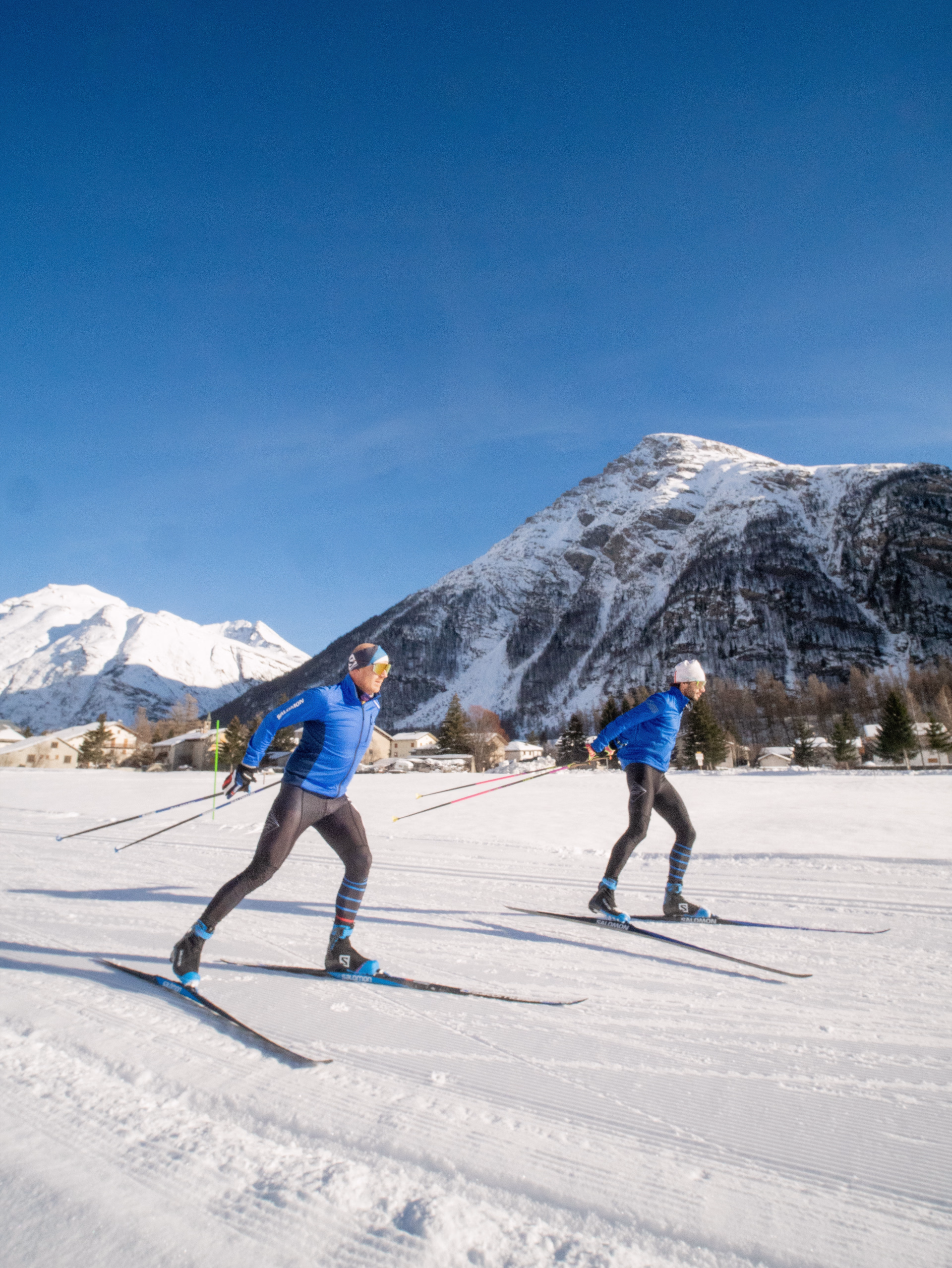 Skating longues distances à Bessans
