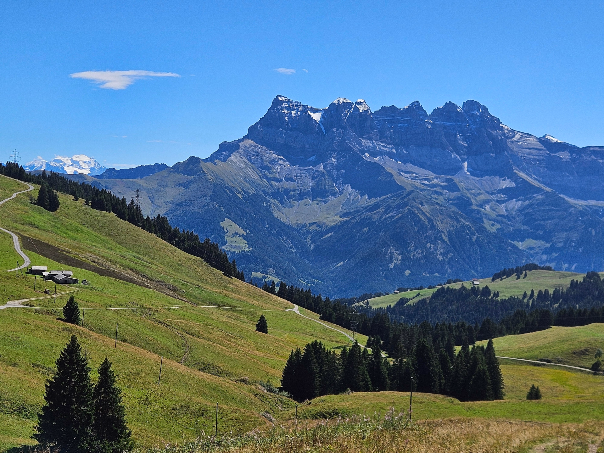 Escapade trail en liberté face aux Dents du Midi