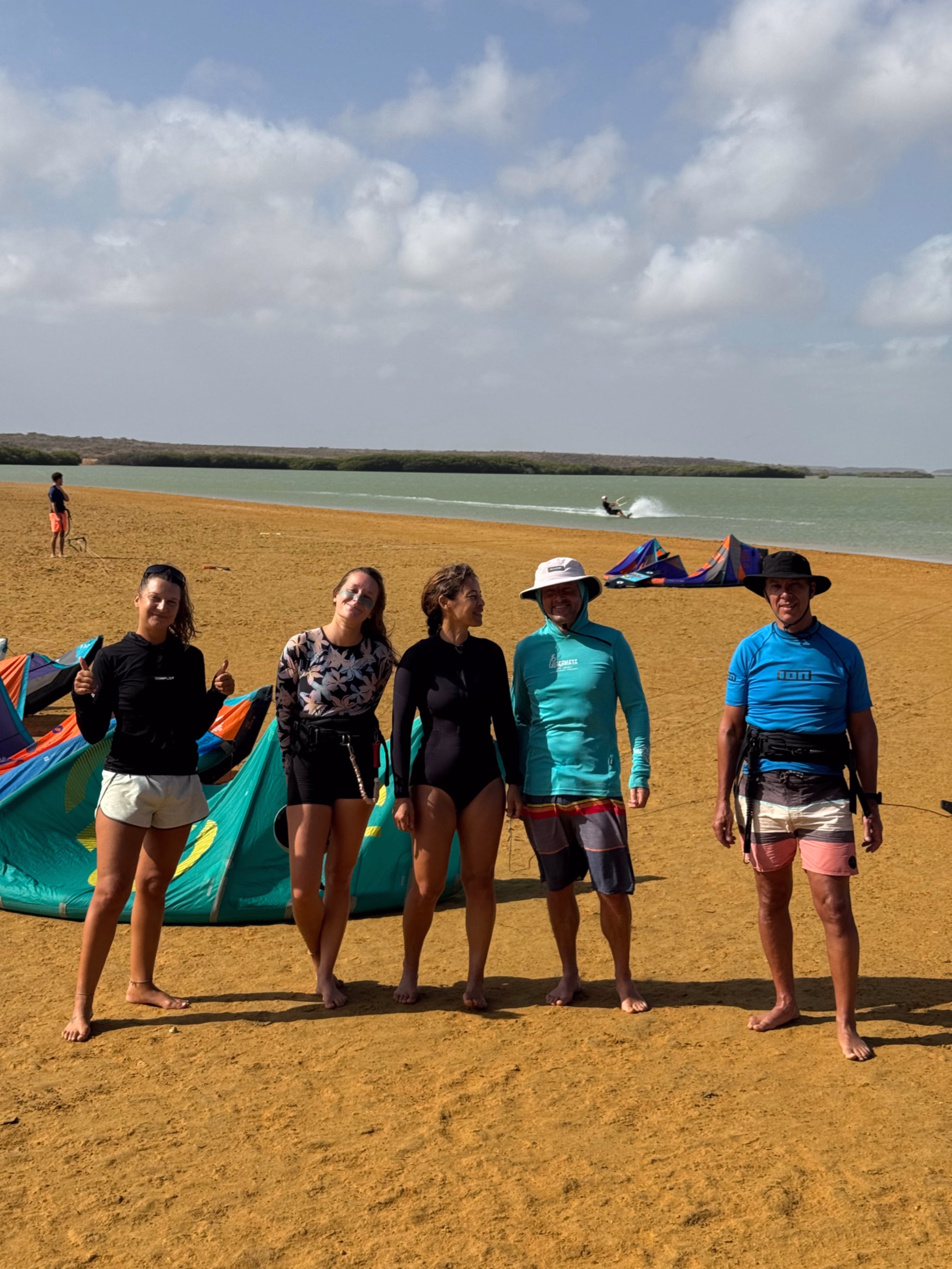 Kitesurf entre dunes et Caraïbes à la Guajira en Colombie