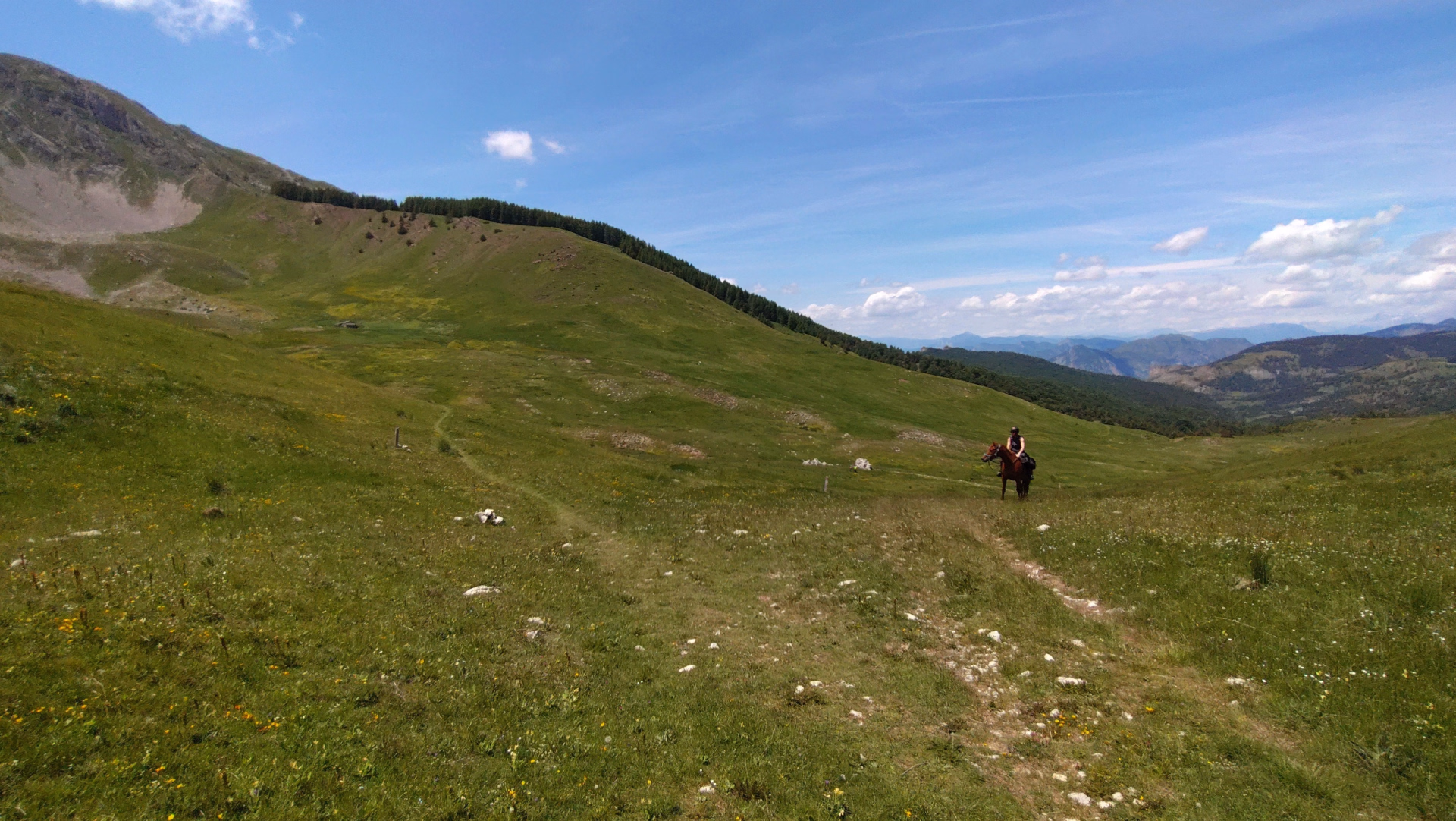 Tour des Monges à cheval