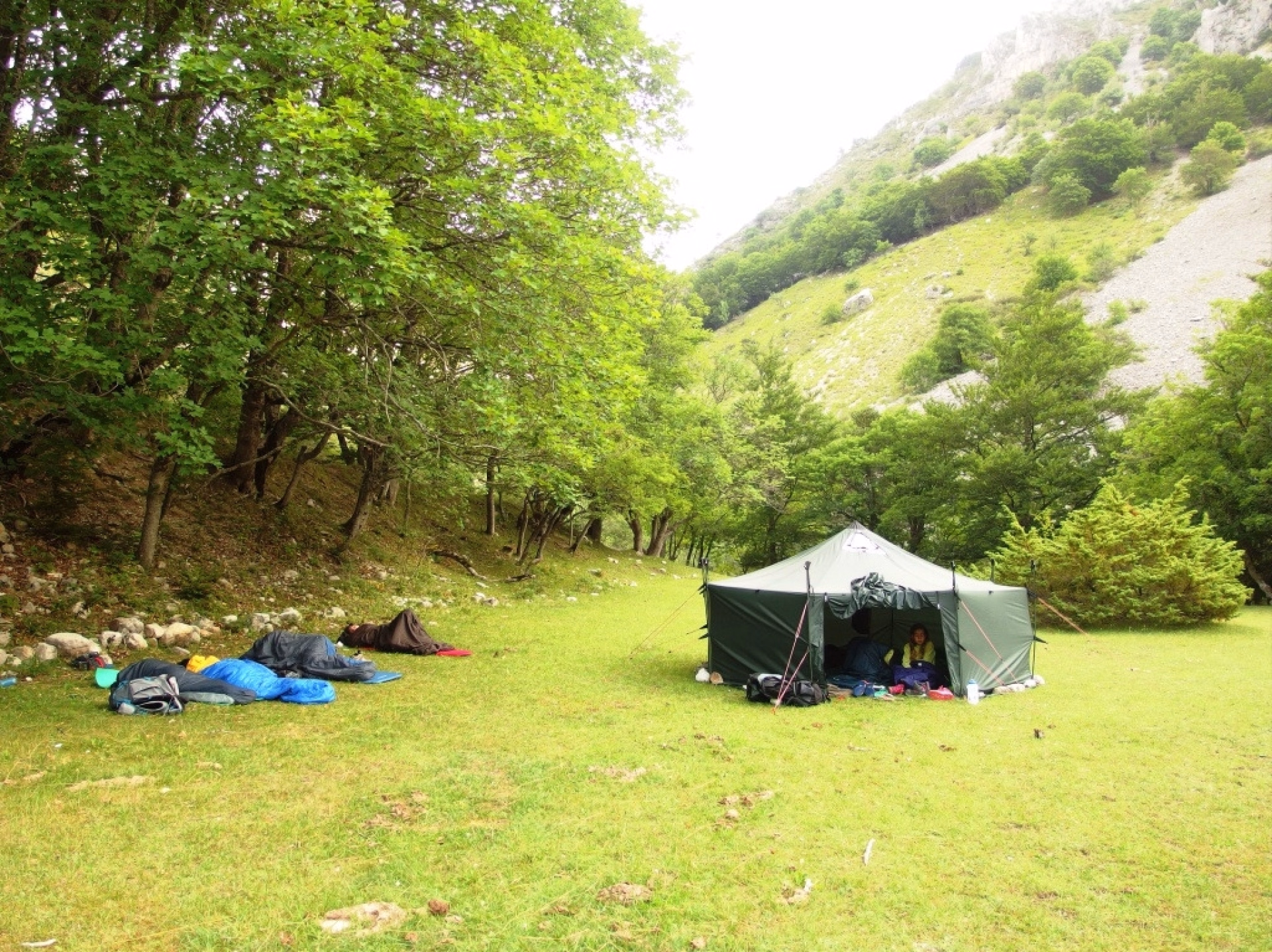 ⛺️ Bivouac/tente - Jours 1 à 4