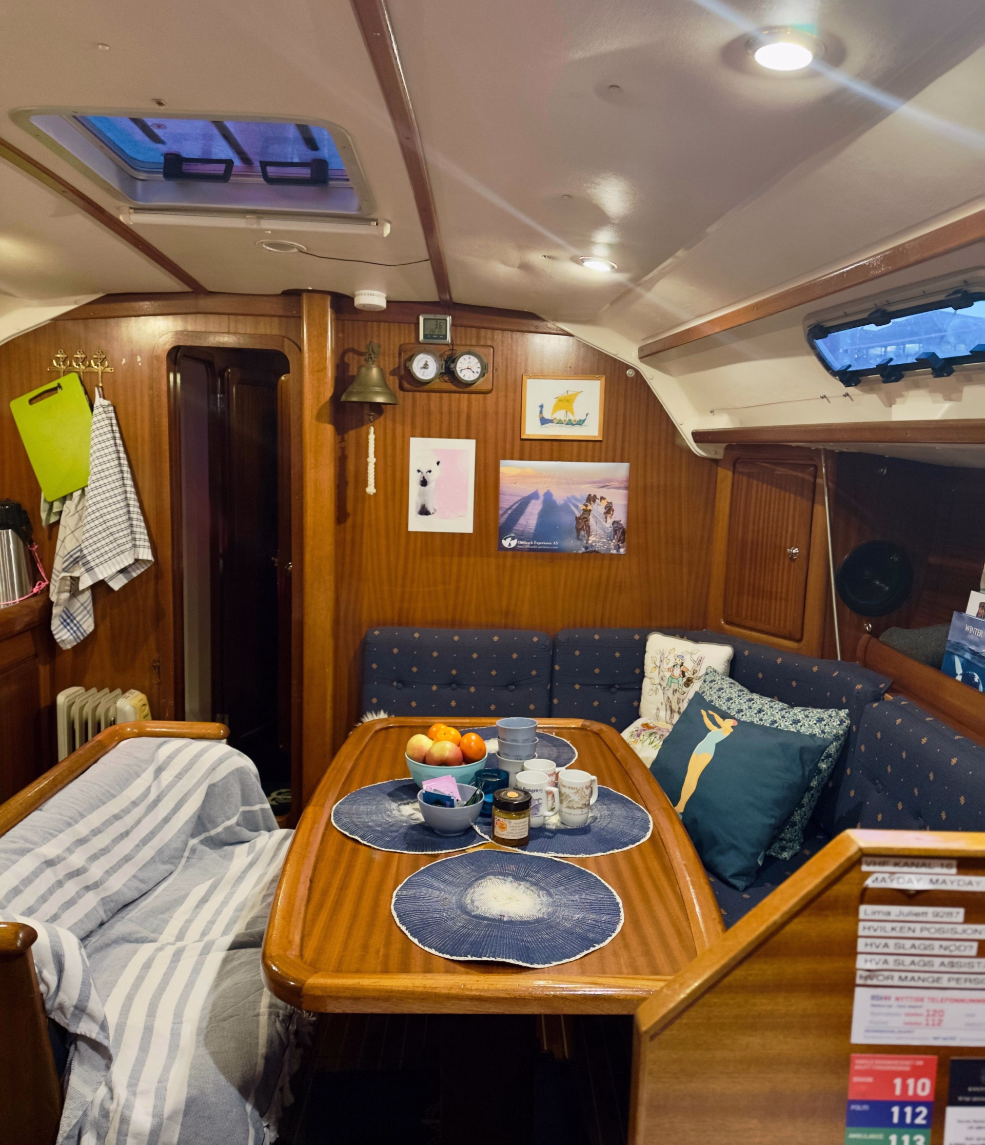 🚢 Bateau de croisière à voile - Jours 1 à 6