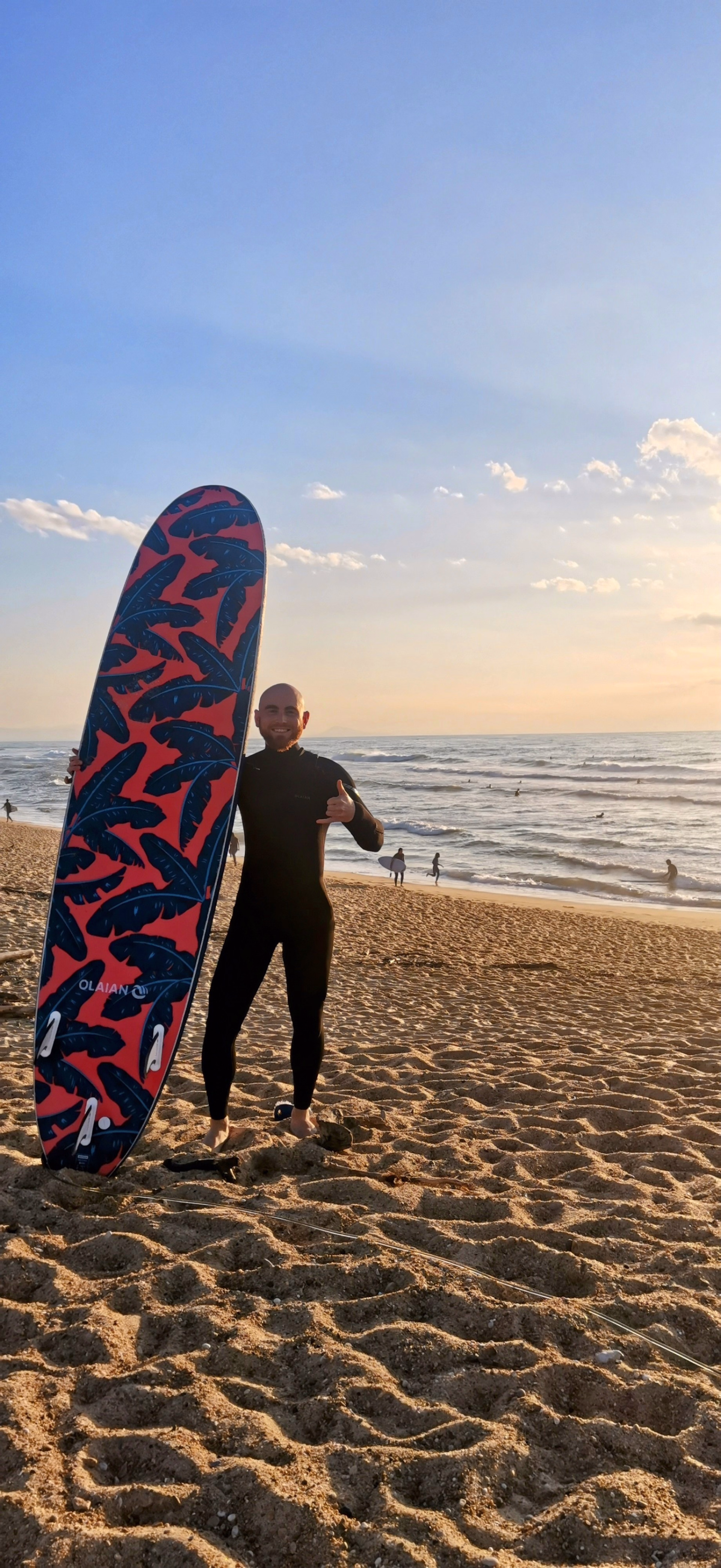 Photo pendant le séjour du surf dans le Sud Ouest