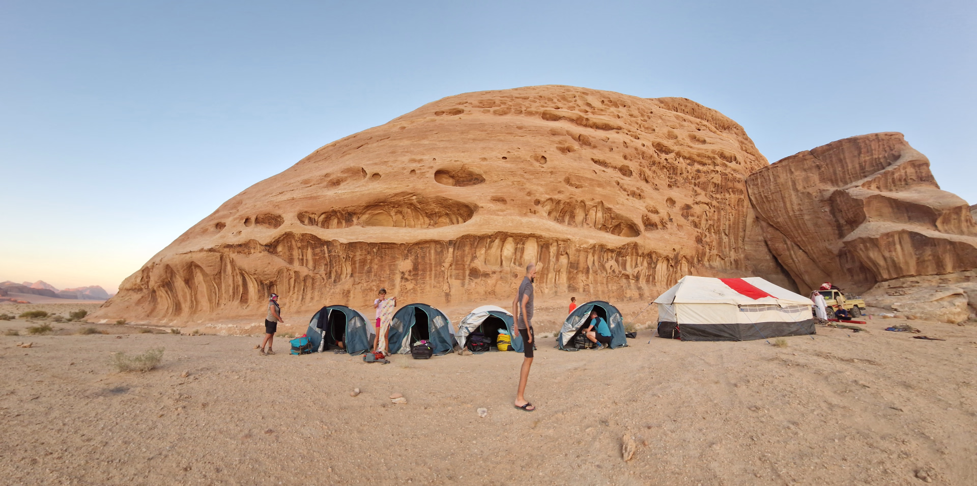Photo campement en Jordanie