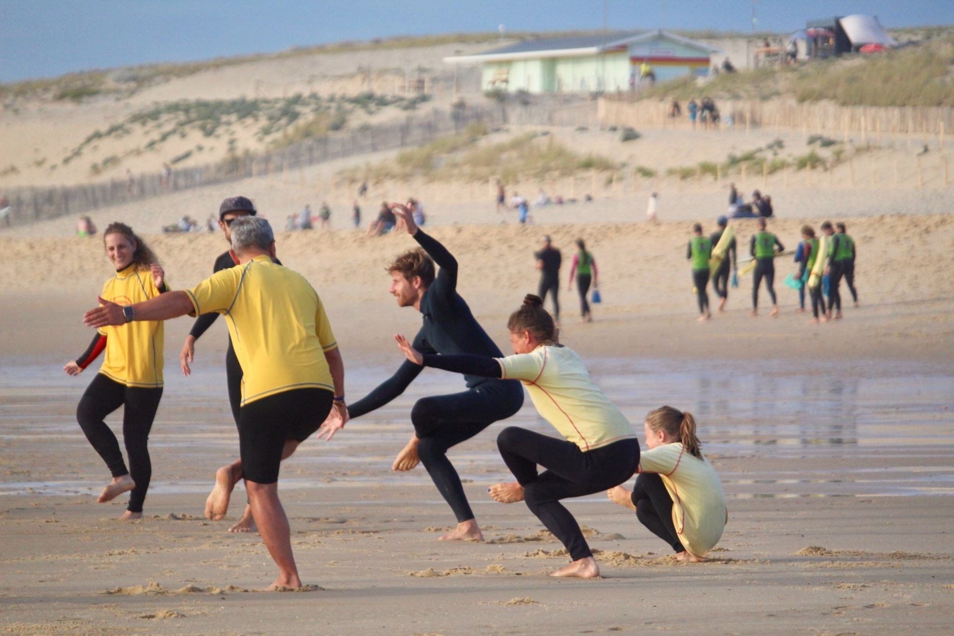 Surf & Yoga sous le soleil du Porge Océan