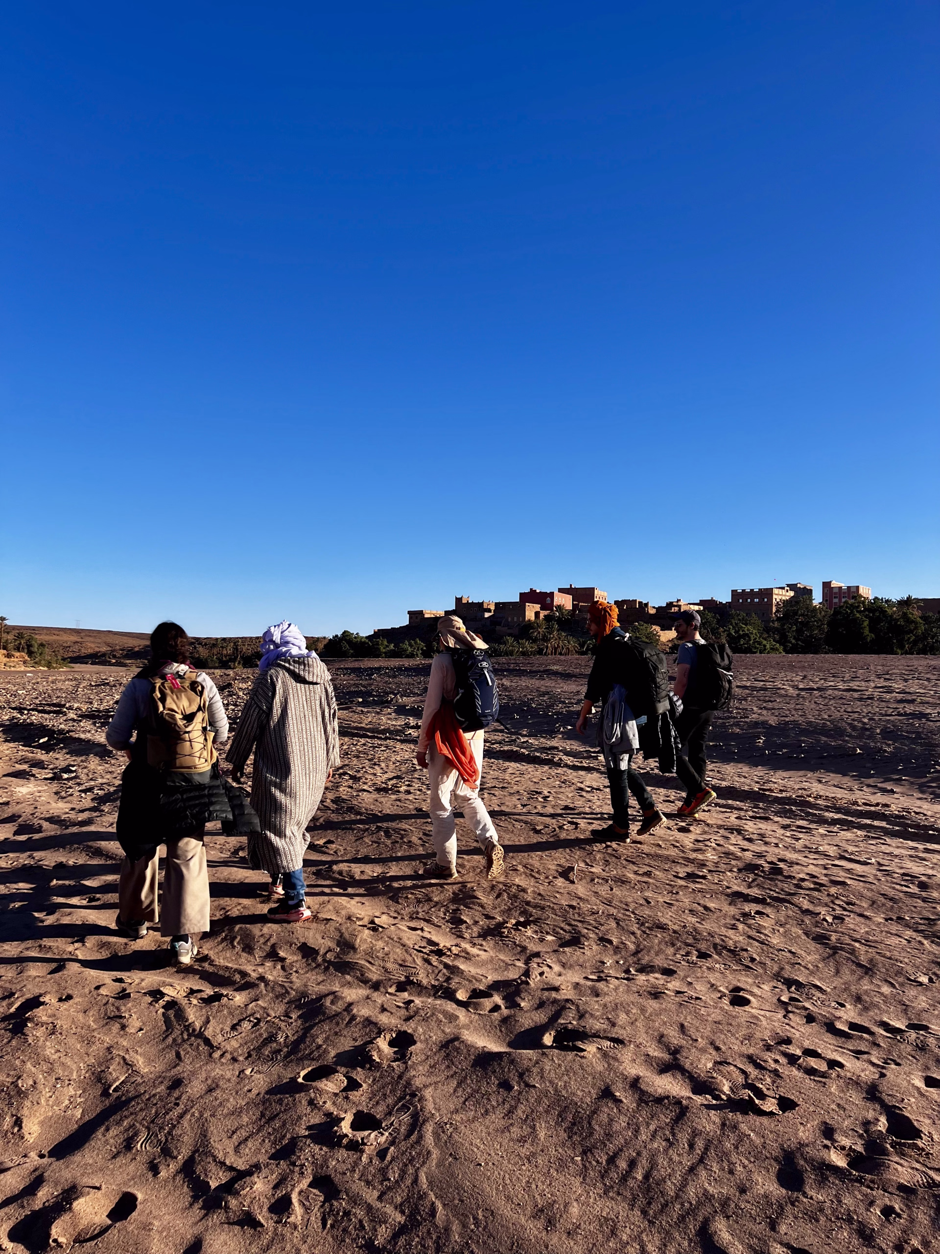 Trek entre oasis, dunes et jbel de Tazzarine
