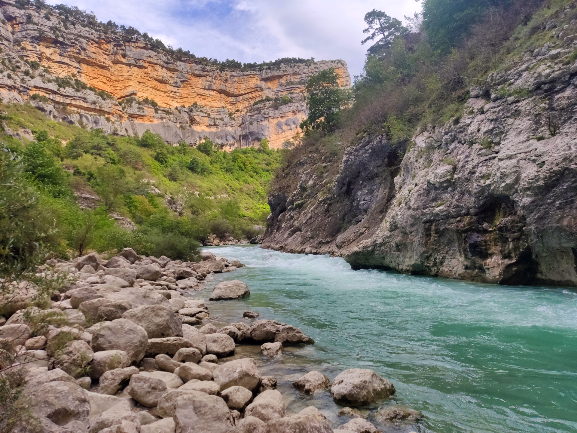 Photo paysage en Provence pendant un randonnée