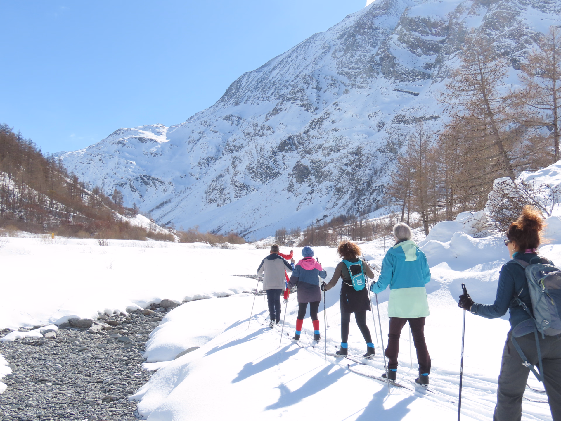 Randonnées ski de fond classic à Bessans