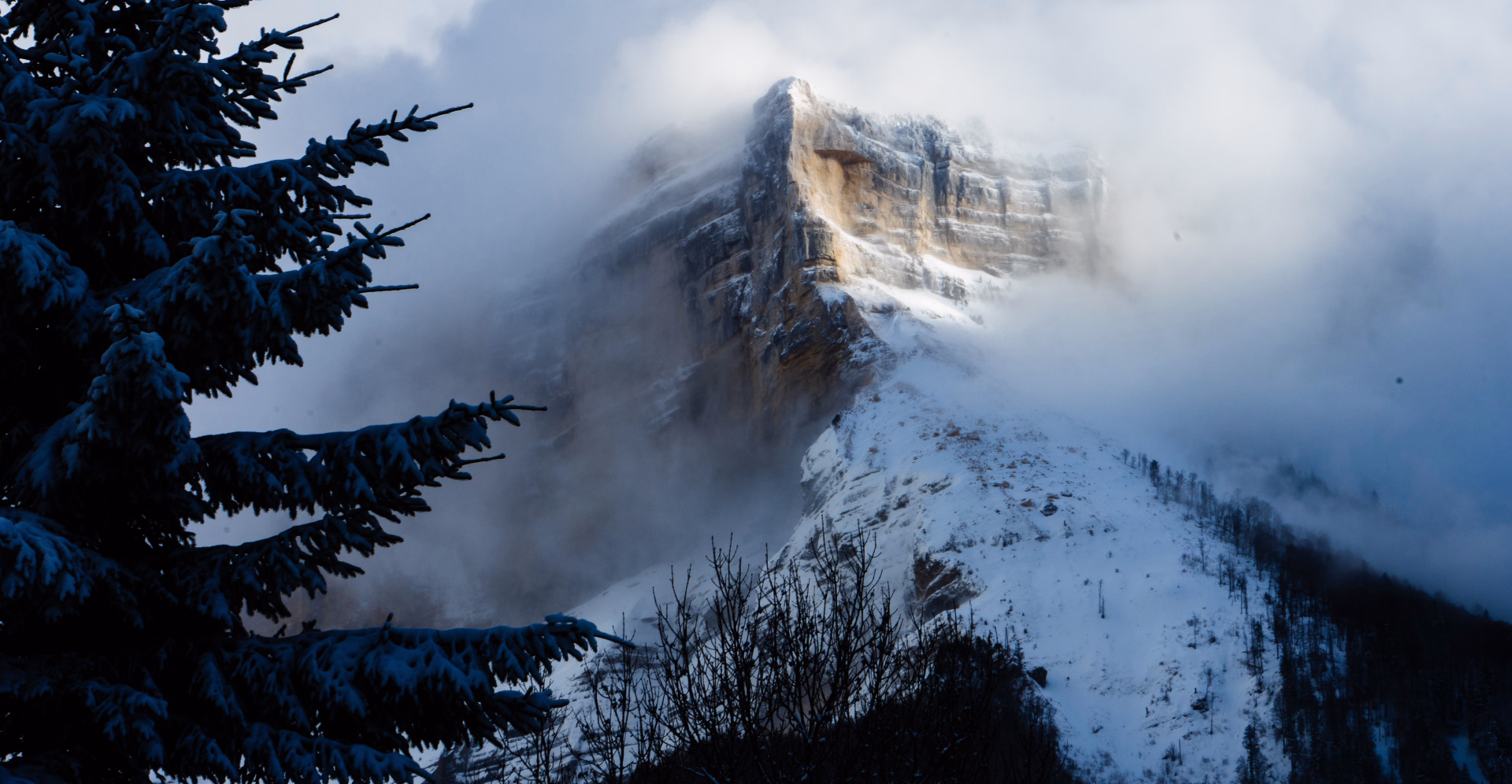 Neige et paysages de Chartreuse en raquettes